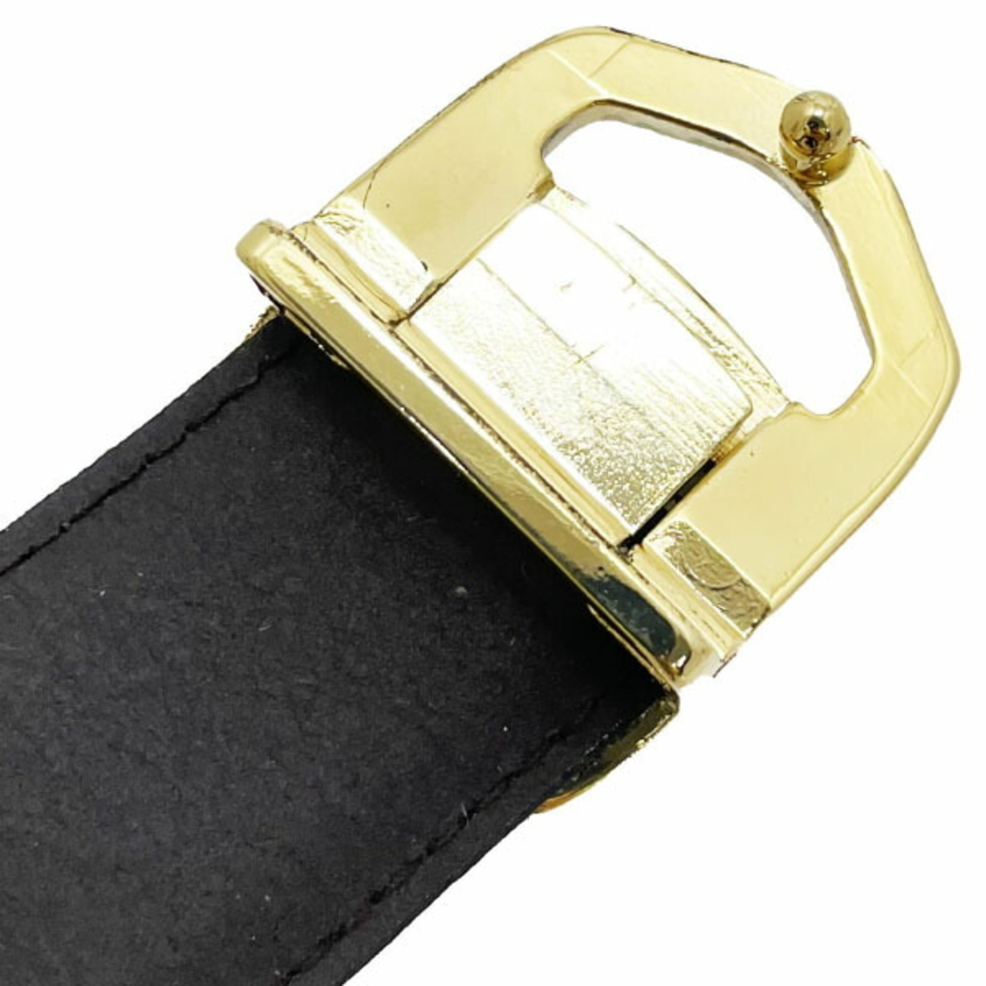 Burberry Belt Nova Check Men's Leather Black Size approx. 105cm BURBERRY Burberrys KK-15795