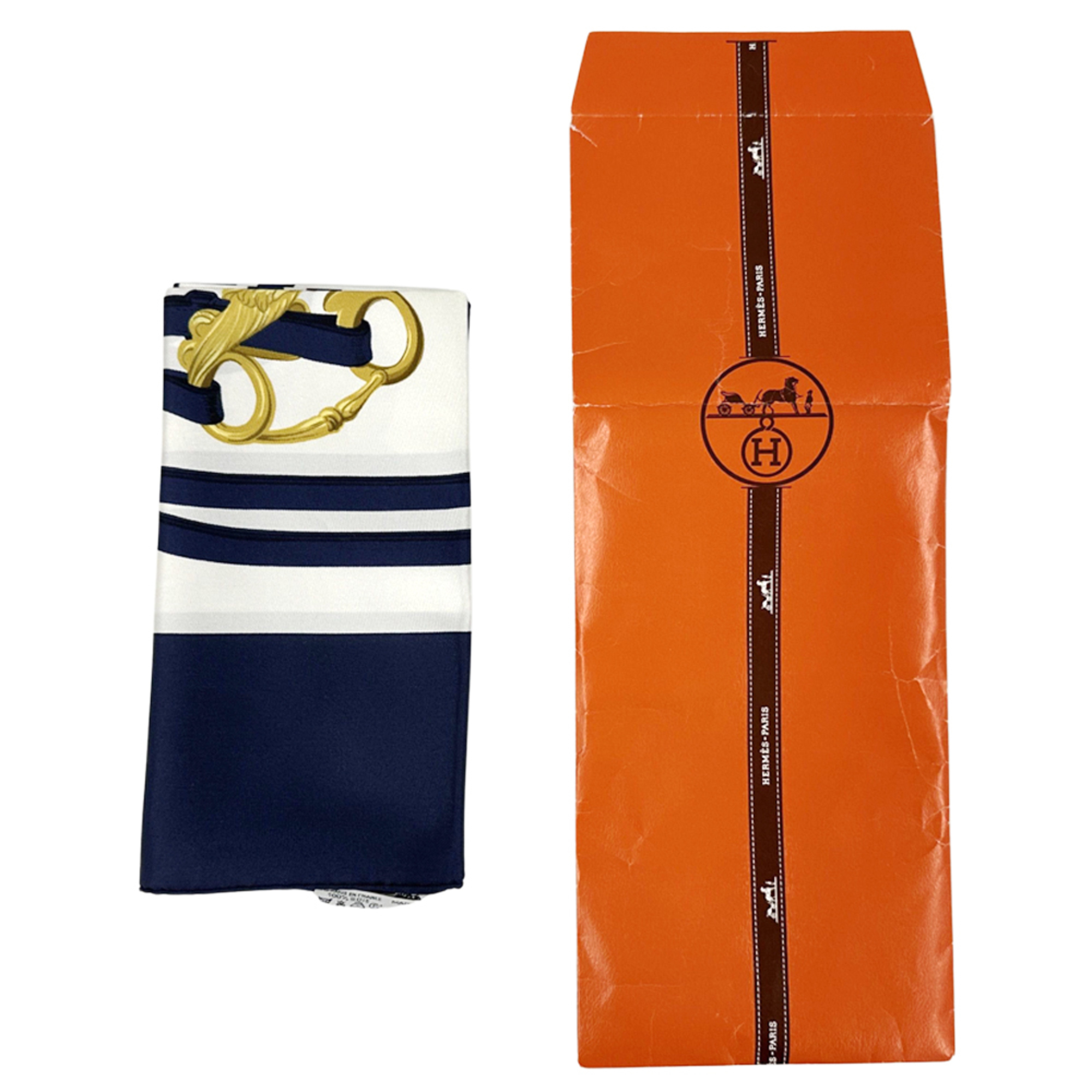 Hermès HERMES Carré 90 Scarf, BRIDES de GALA, Ceremonial Bridle, Women's, Silk, Blue