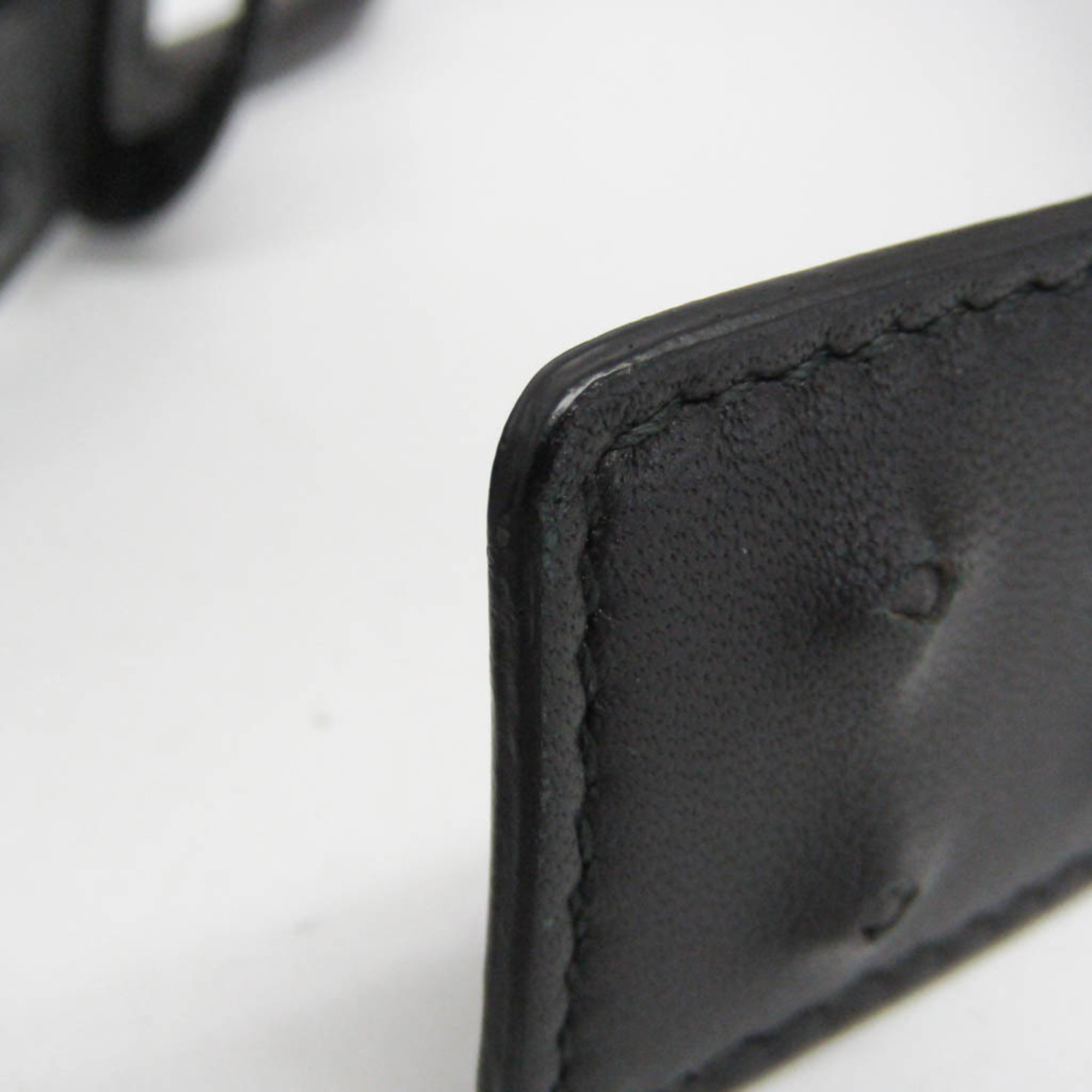 Bottega Veneta Hidden Studs Men,Women Leather Standard Belt Black 90