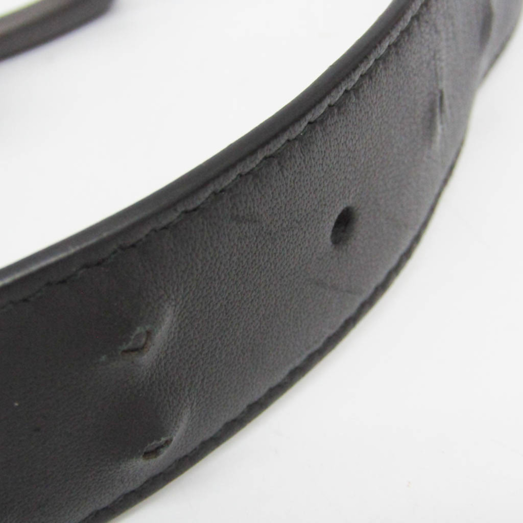 Bottega Veneta Hidden Studs Men,Women Leather Standard Belt Black 90