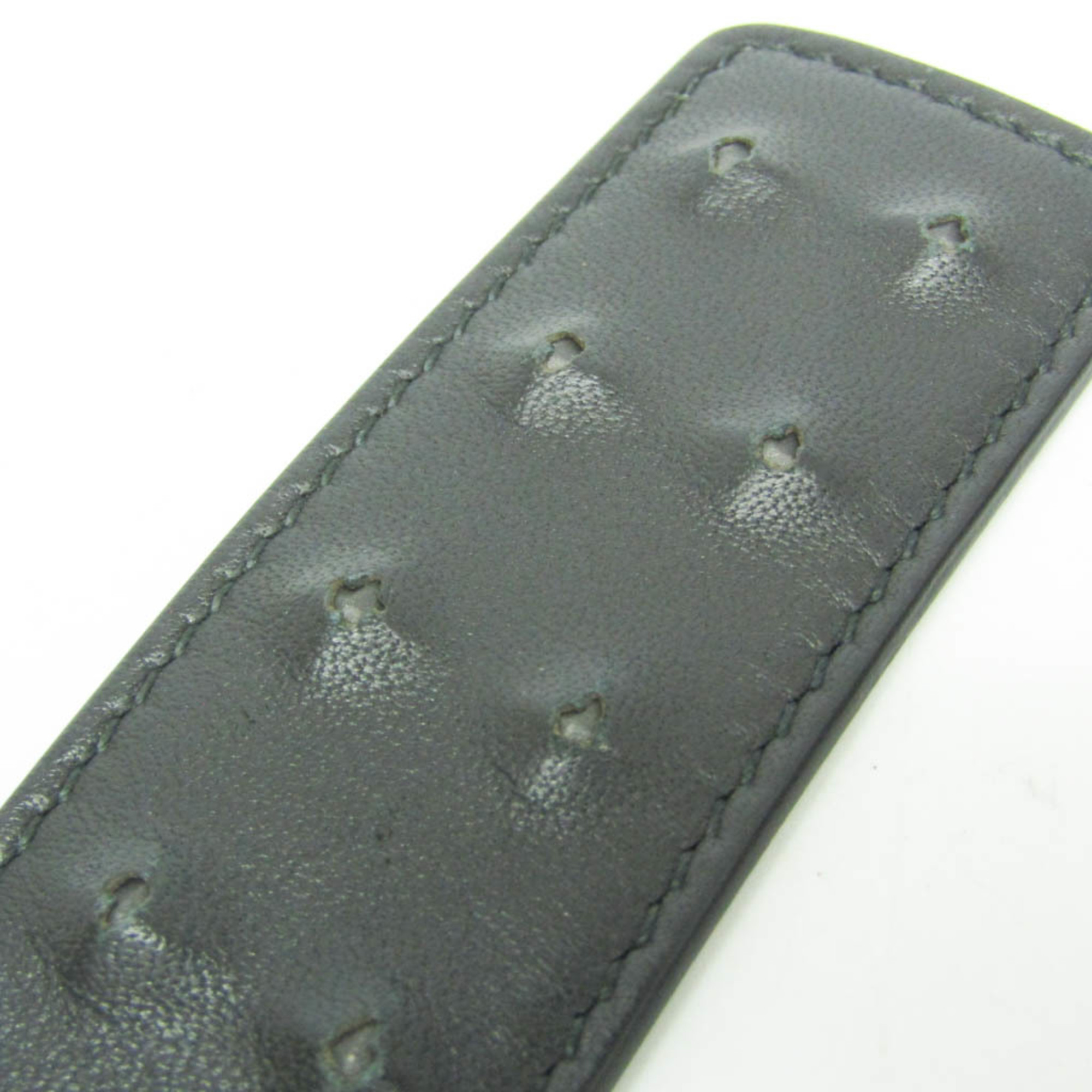 Bottega Veneta Hidden Studs Men,Women Leather Standard Belt Black 90