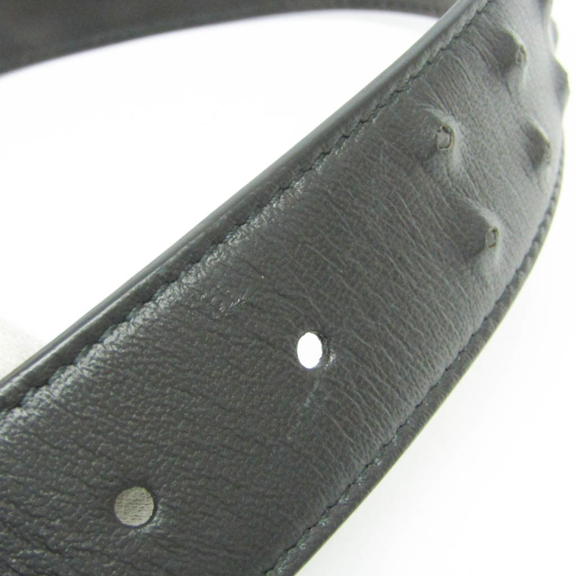Bottega Veneta Hidden Studs Men,Women Leather Standard Belt Black 90