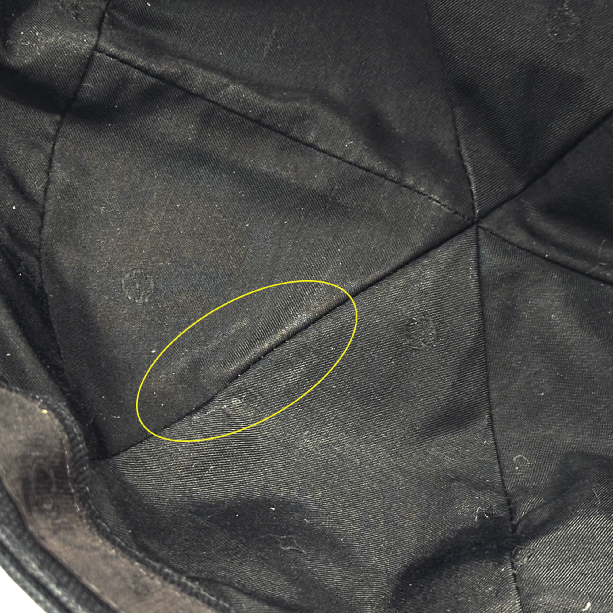 Louis Vuitton Aerogram Cotton Cap, Black, M77125, for Men and Women, Simple Casual