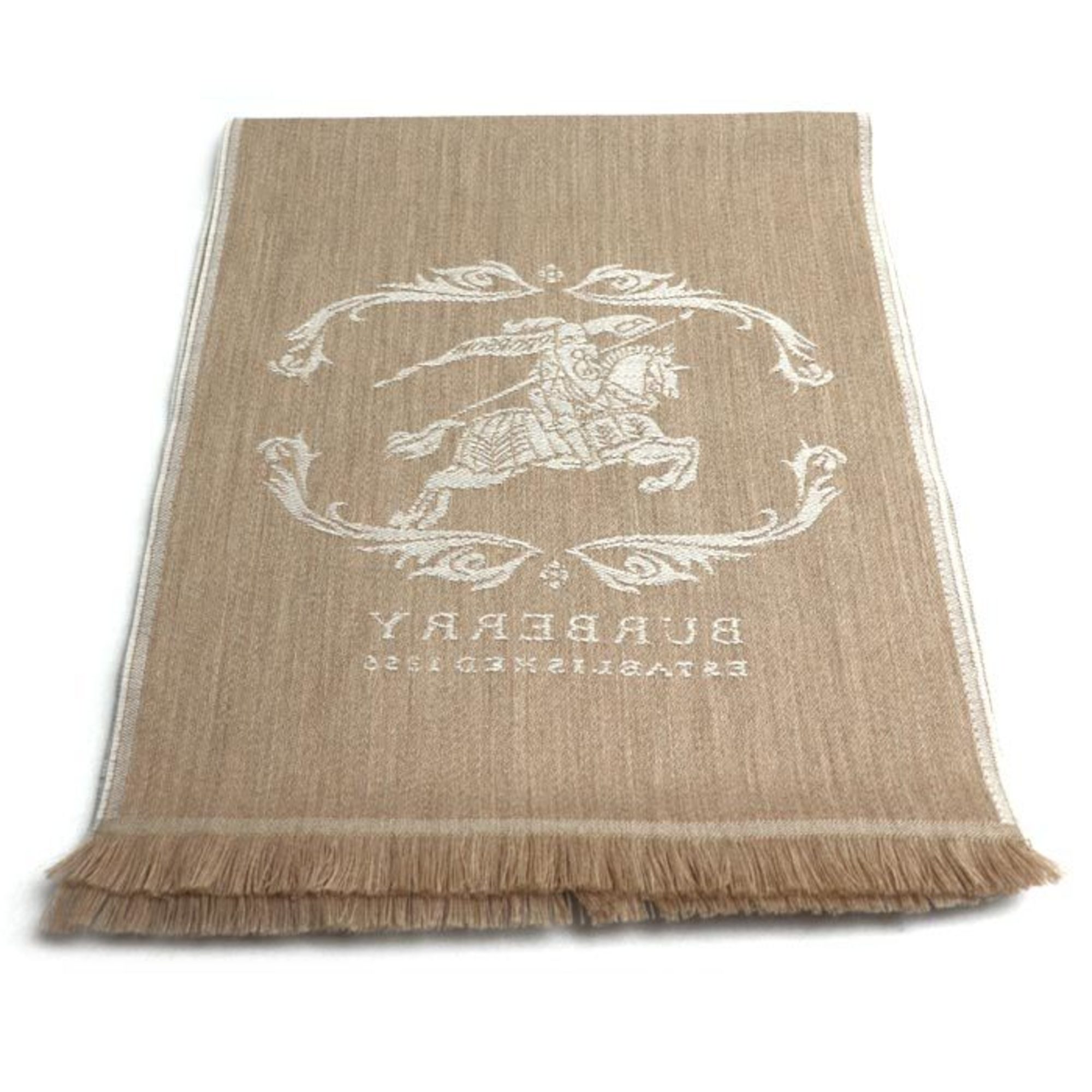 BURBERRY Beige Unisex Scarf