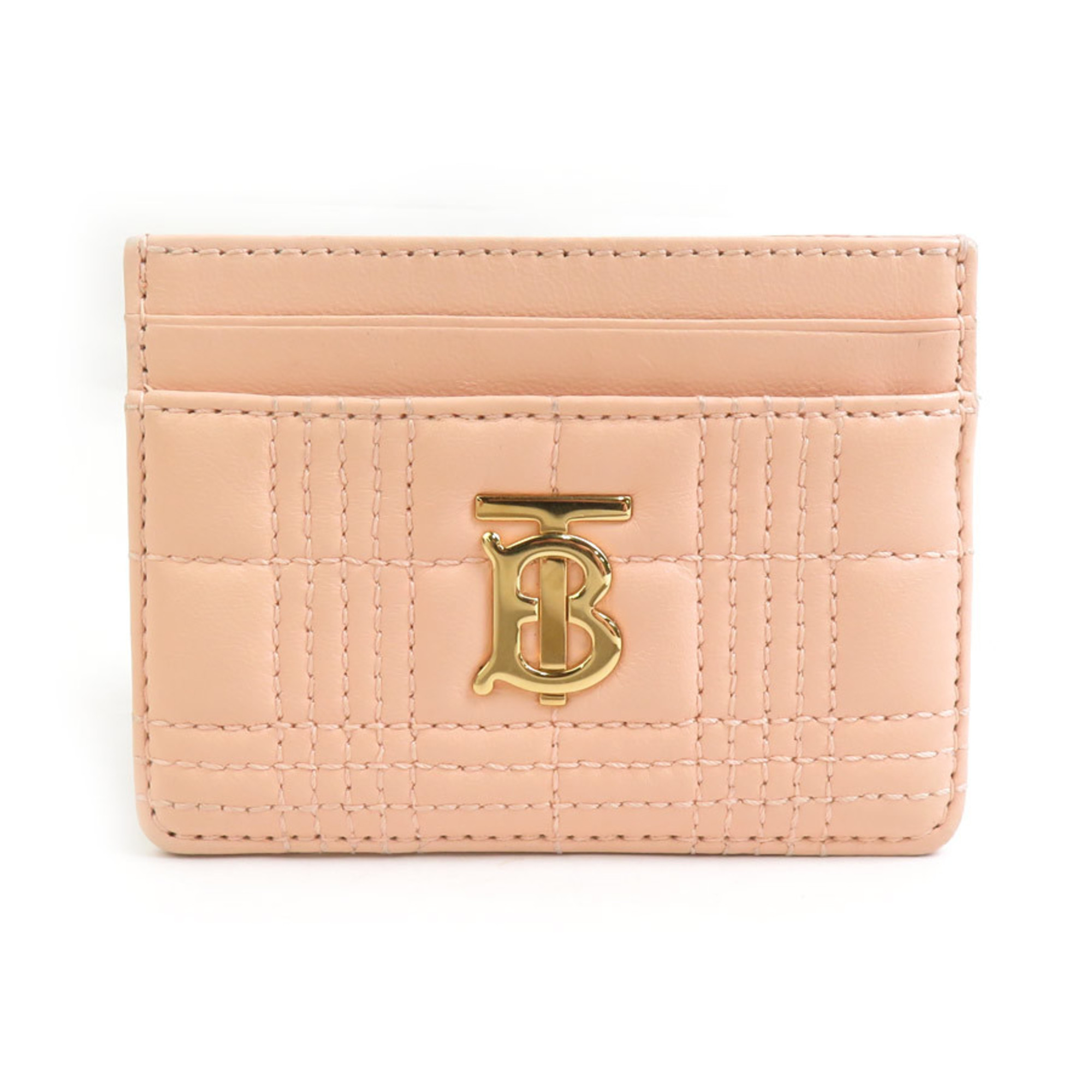Burberry Women's Leather Card Case in Light Coral Orange (h31527a)