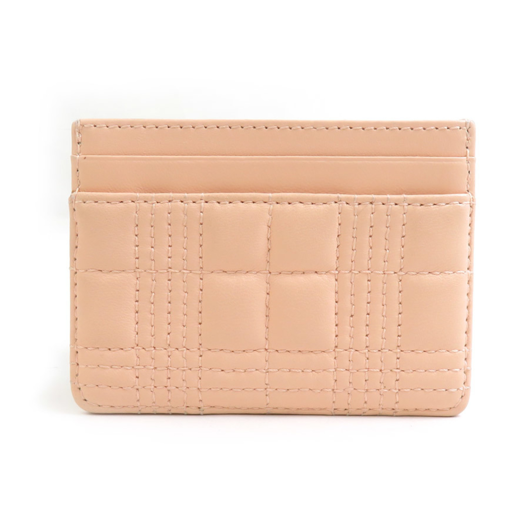 Burberry Women's Leather Card Case in Light Coral Orange (h31527a)