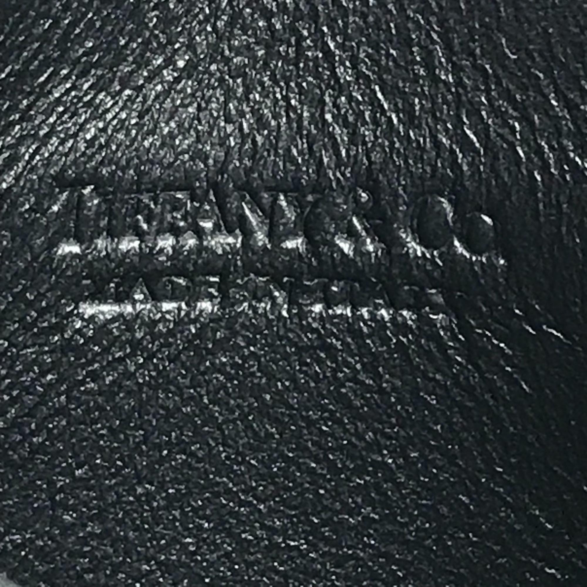 TIFFANY & Co. Tiffany Diamond Point Business Card Holder, Pass Case, Leather, Unisex, Black