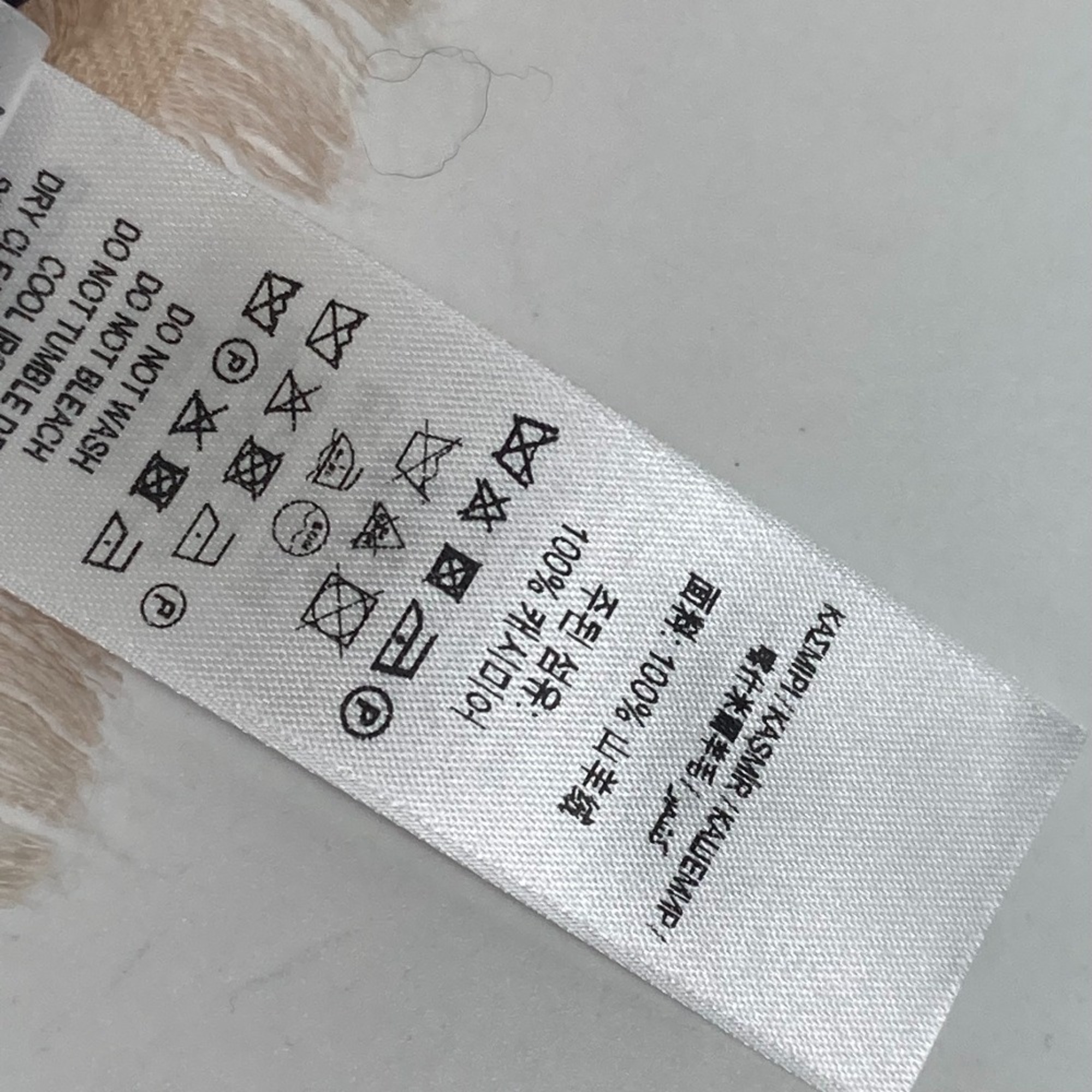 BURBERRY 8011095 Check Logo Stole/Shawl/Fringe Scarf Cashmere Women's Pink/Beige