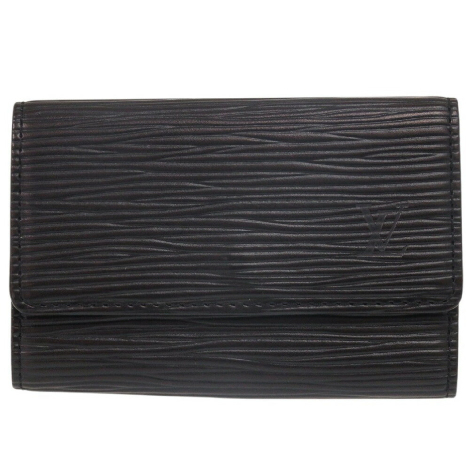 Louis Vuitton Multicle 6 Epi M63812 Leather Black 6-Key Case LV 0775LOUIS VUITTON