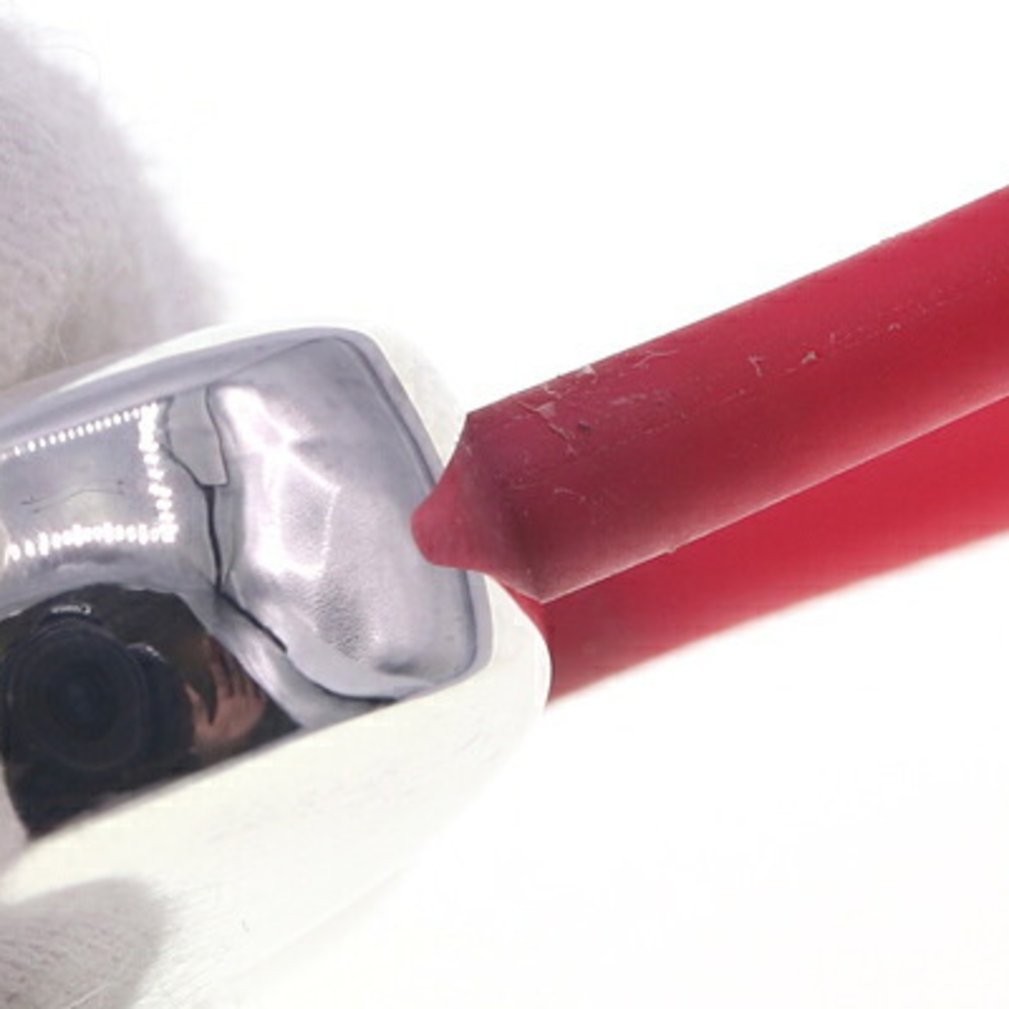 Tiffany & Co. Heart Key Ring, Silver, Red, SV, Sterling Silver 925, Rubber Keychain, Bag Charm, Cadena, Women's, TIFFANY CO.