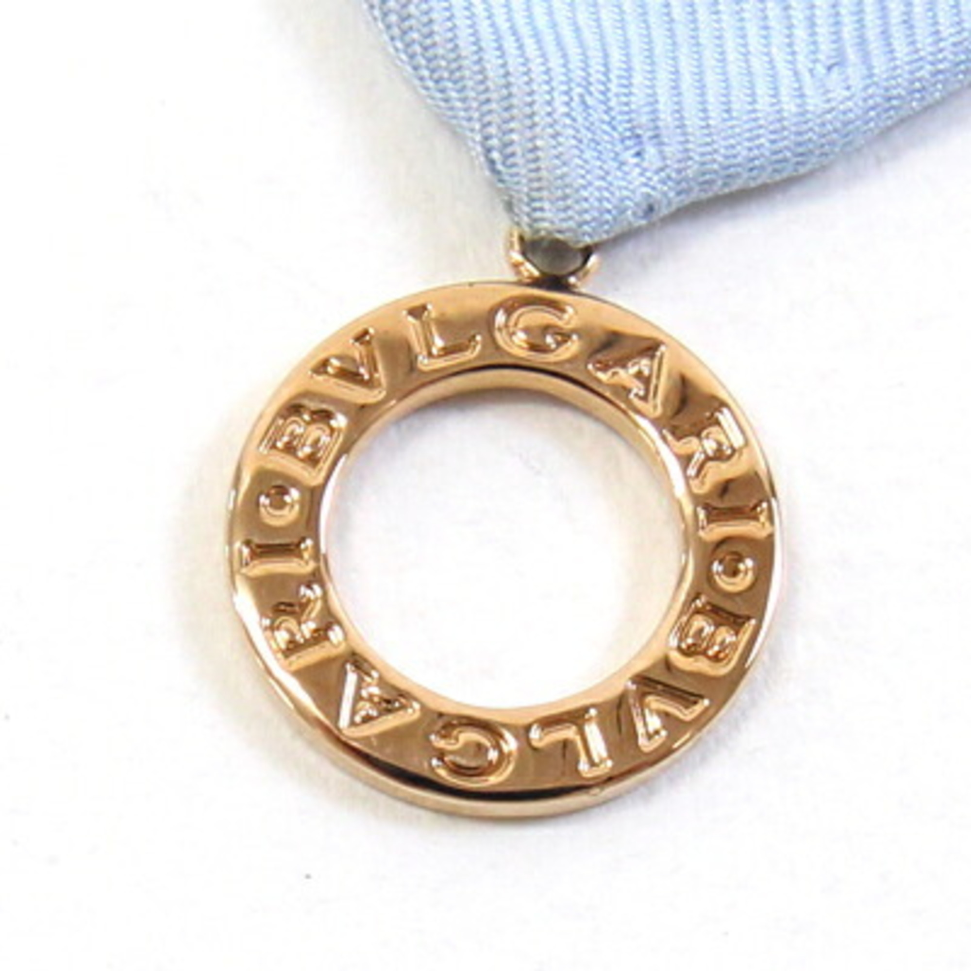 BVLGARI Heritage Scarf, Light Blue and Pink, 100% Silk, Large Stole, Women's