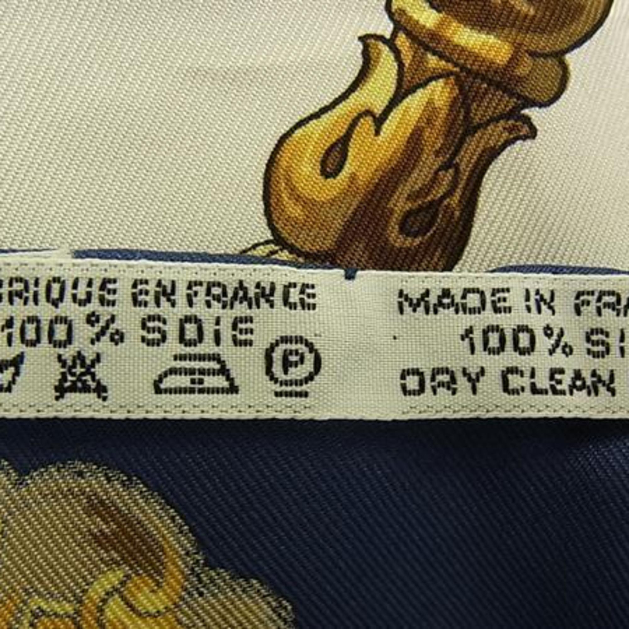 HERMES Carré 90 LES CLES Key Pattern Scarf - Multicolor, 100% Silk, Large, Women's