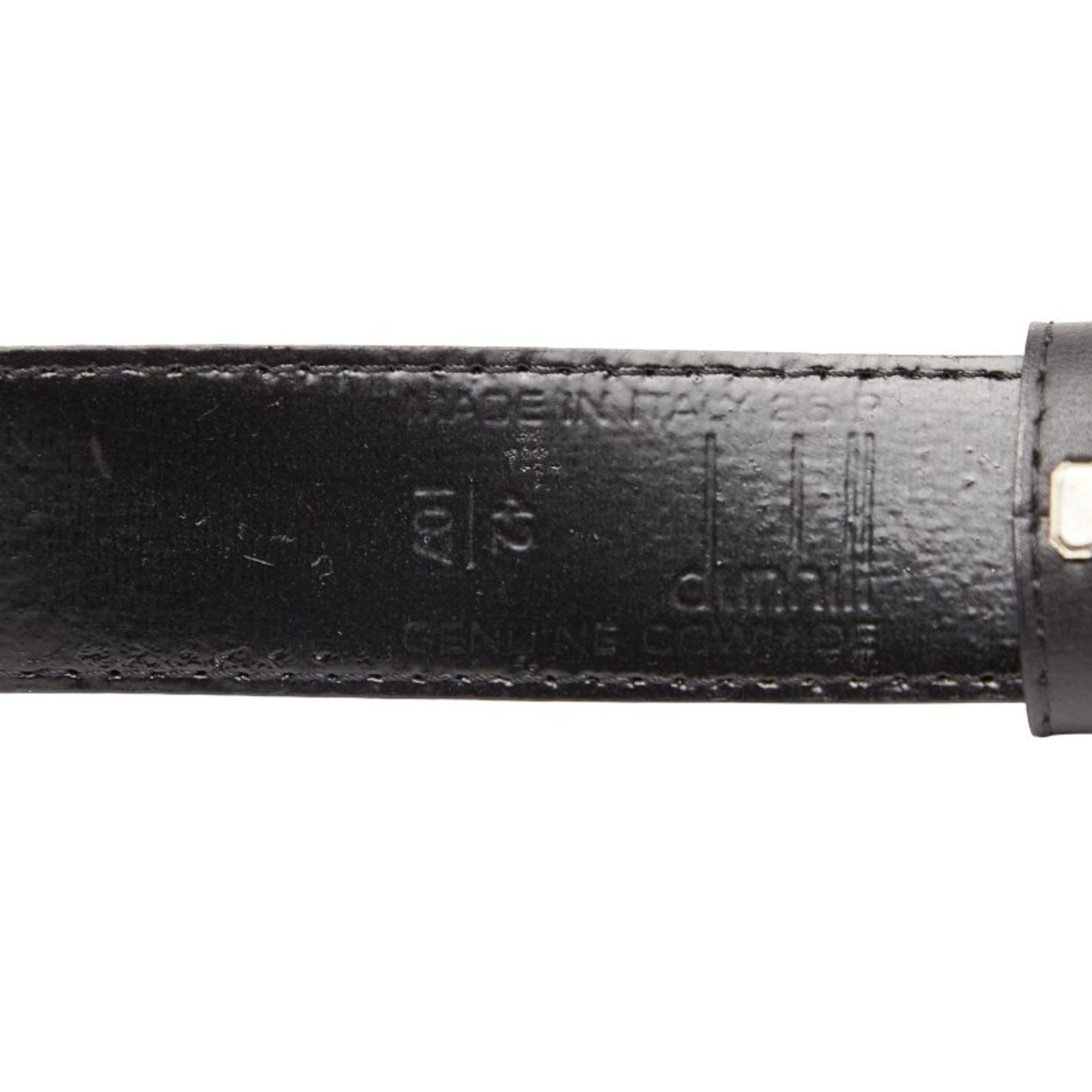 Dunhill Belt Size: 107 42 Black Brown Men's