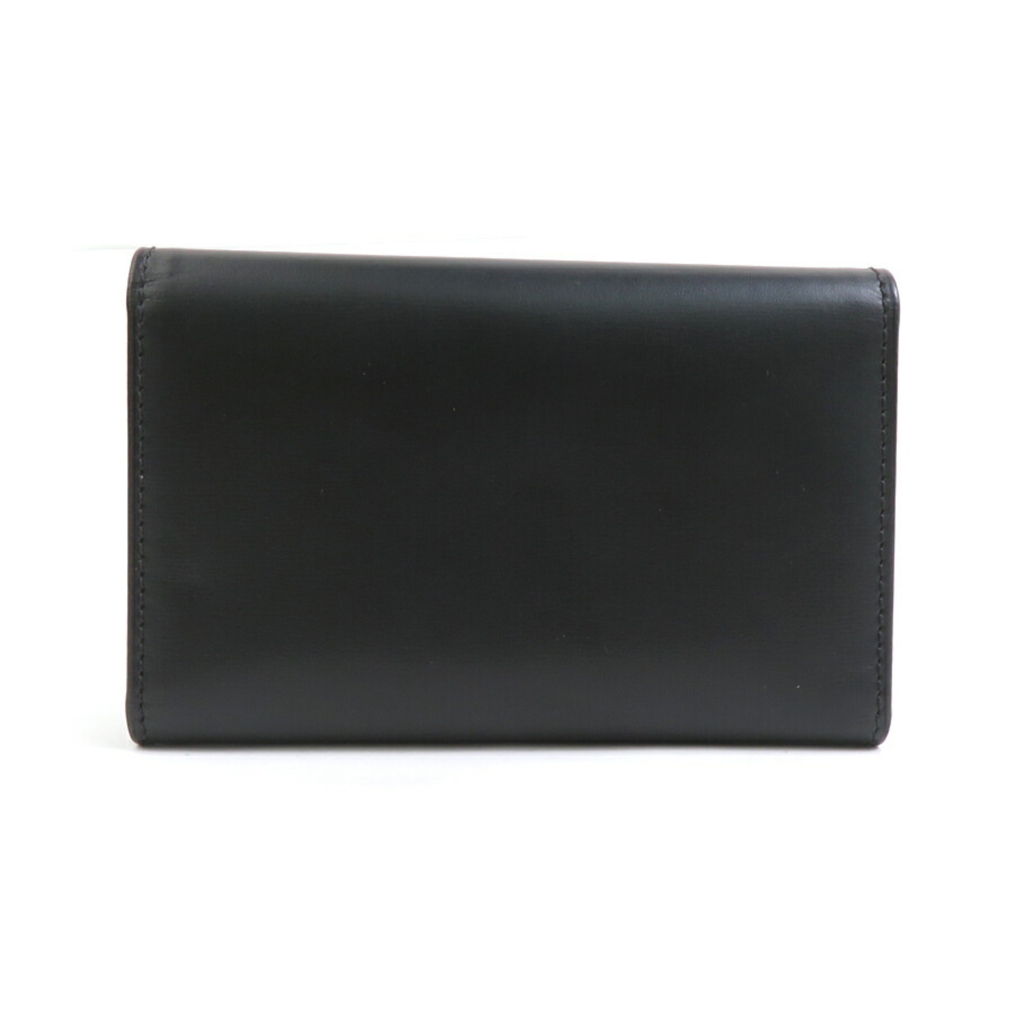 CARTIER key case leather black men's women's 55928g