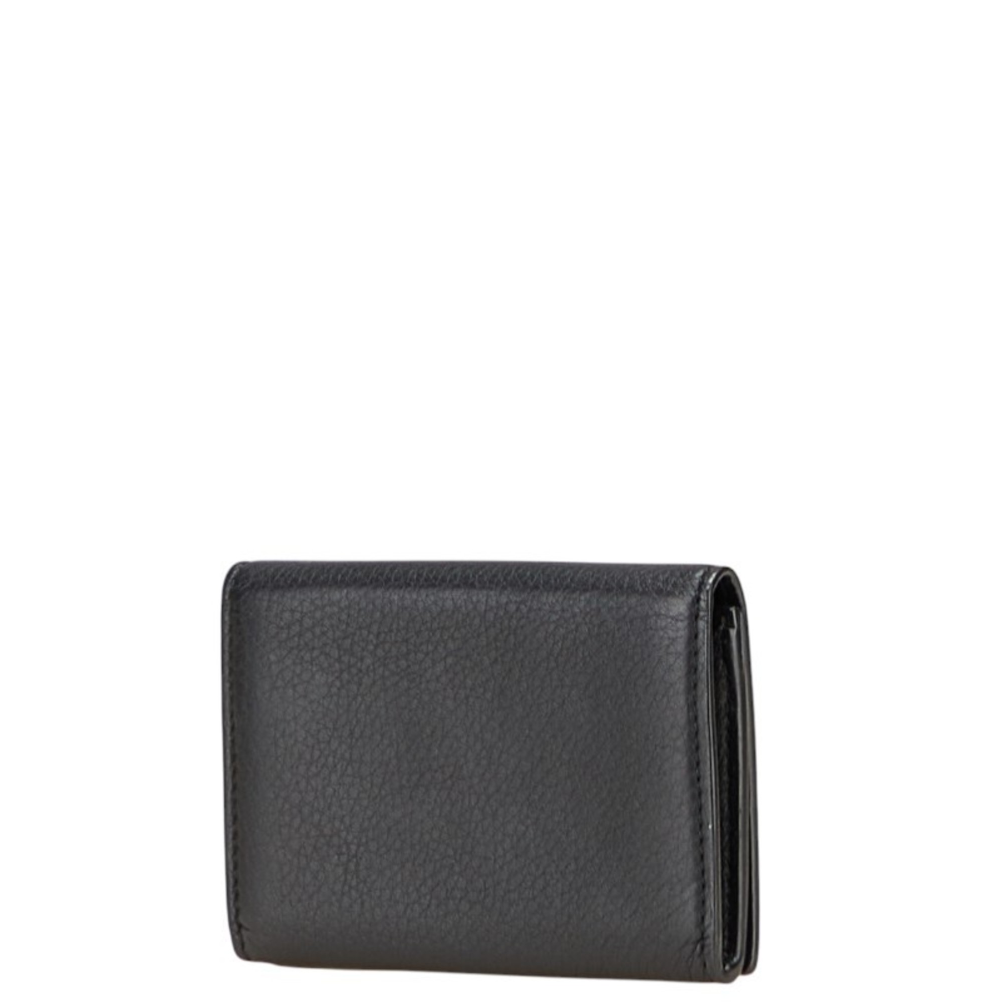 Tiffany & Co. card case, business holder, black leather, women's.