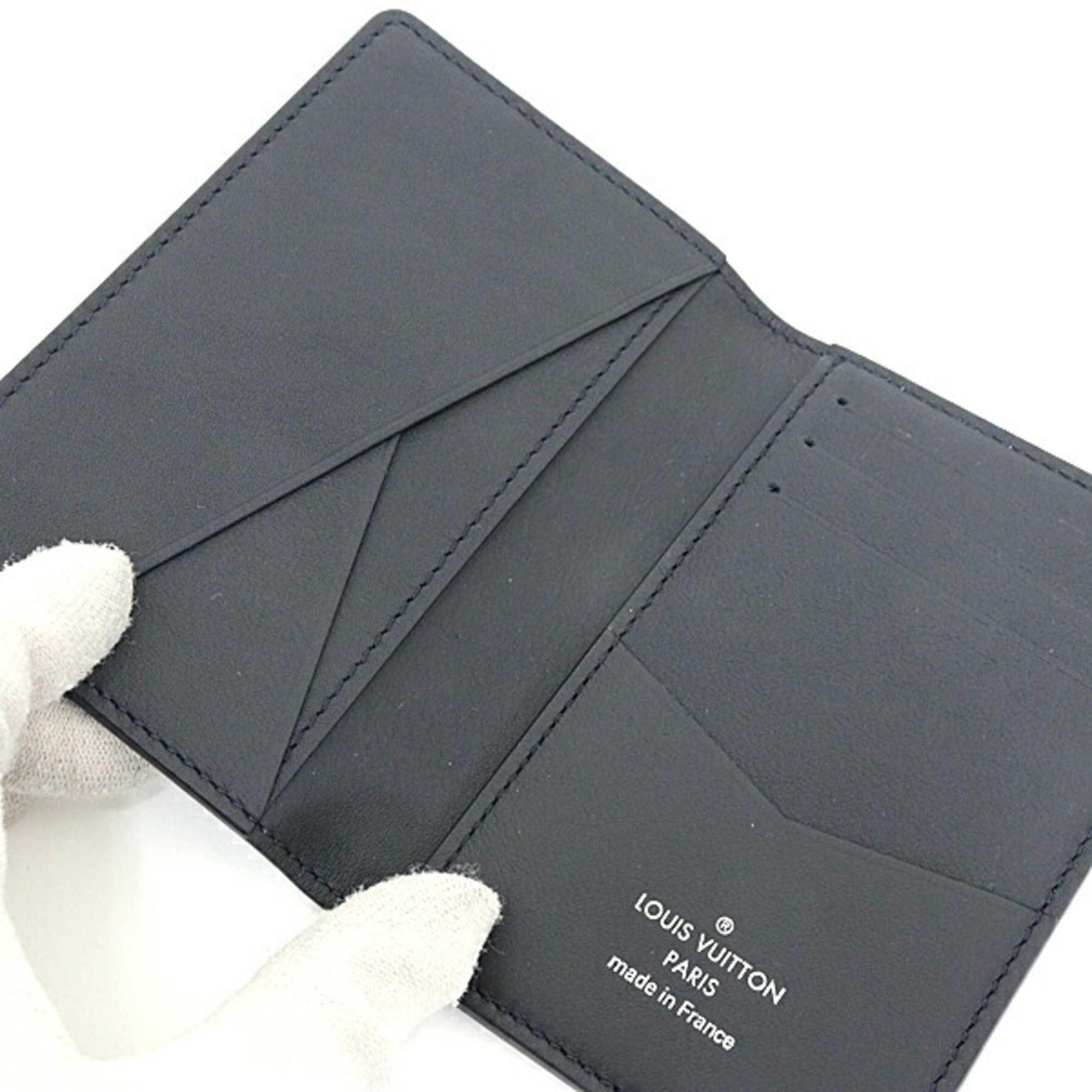 Louis Vuitton Card Case Organizer de Poche Damier Rush Blue Epi M82822