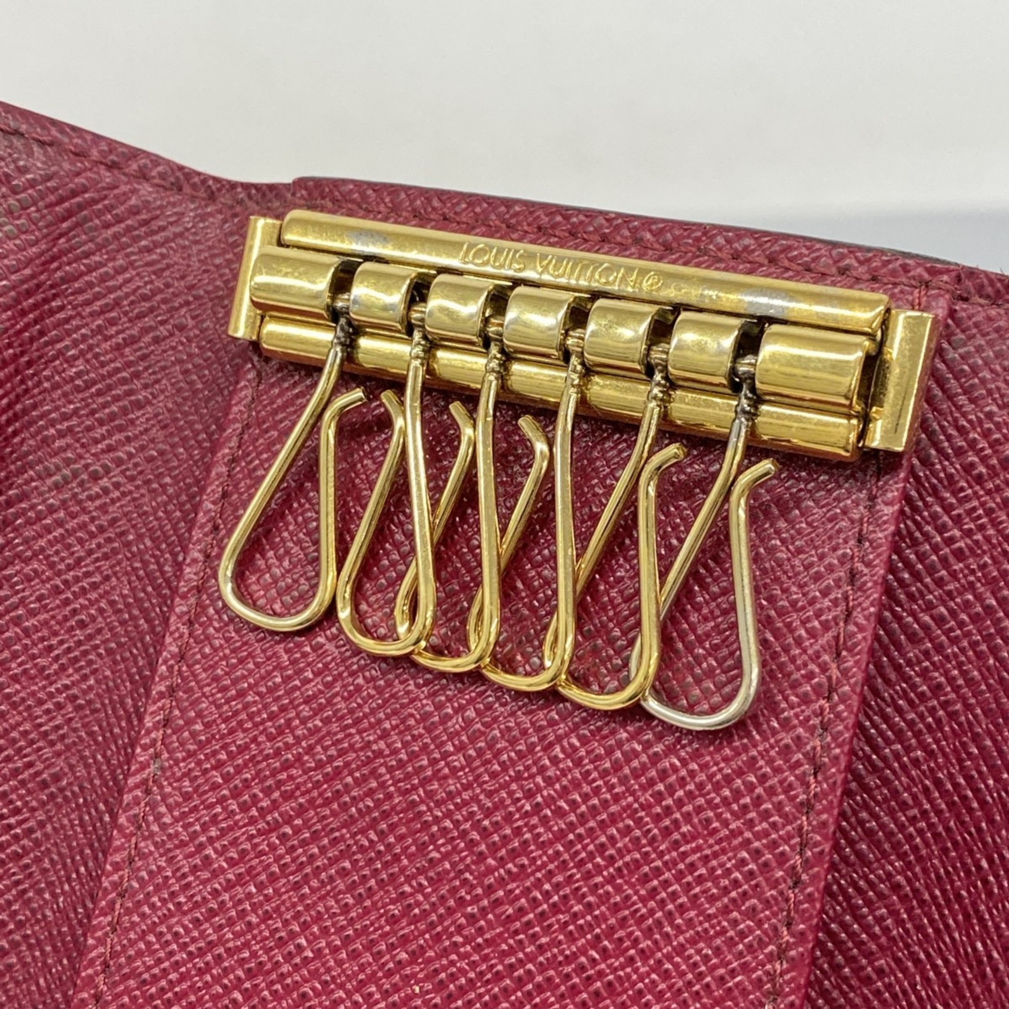 Louis Vuitton Monogram Multicle 6 Key Case M60701 Fuchsia for Women