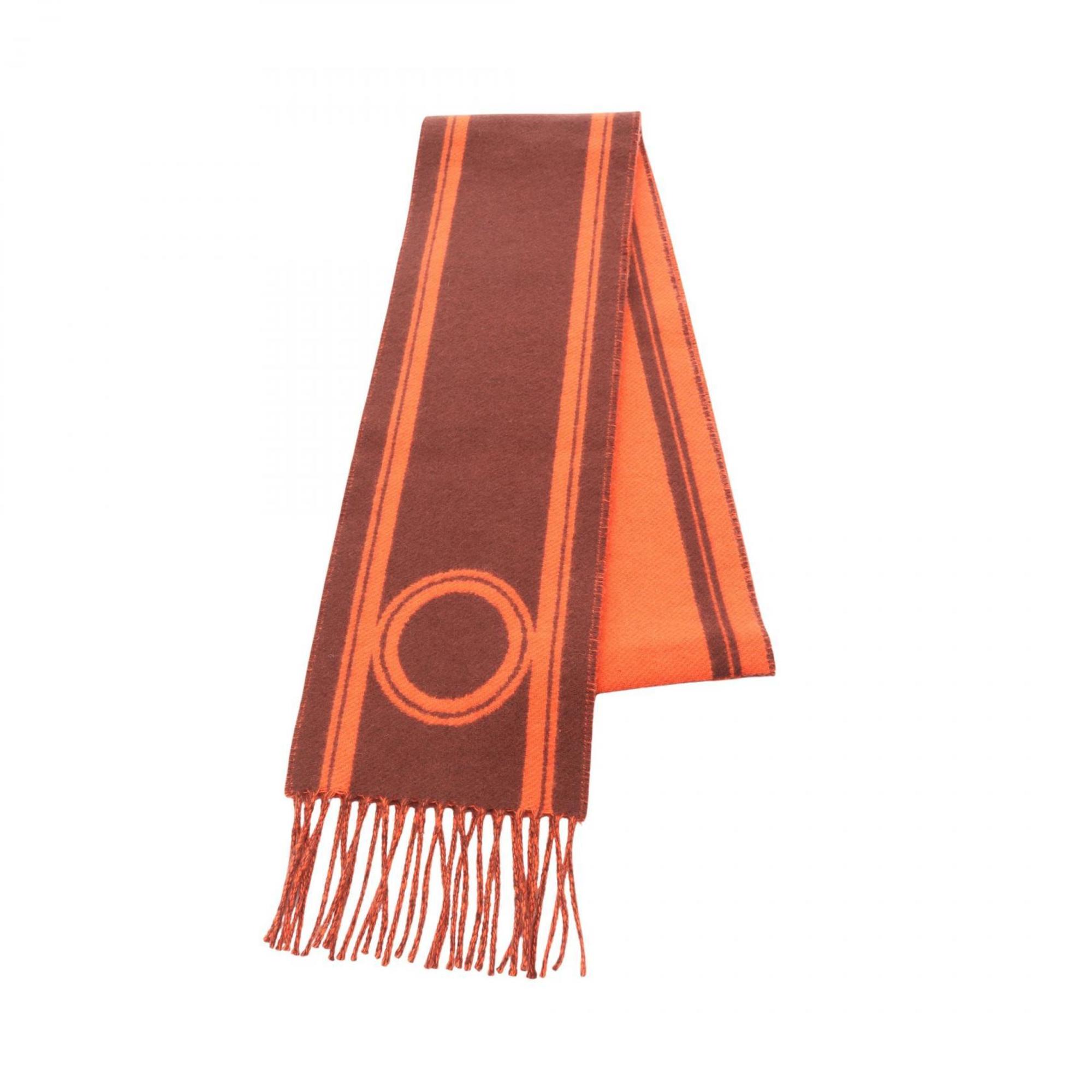 Hermes Hermès Bande de Repo Scarf, Cashmere, Women's, Bordeaux and Red