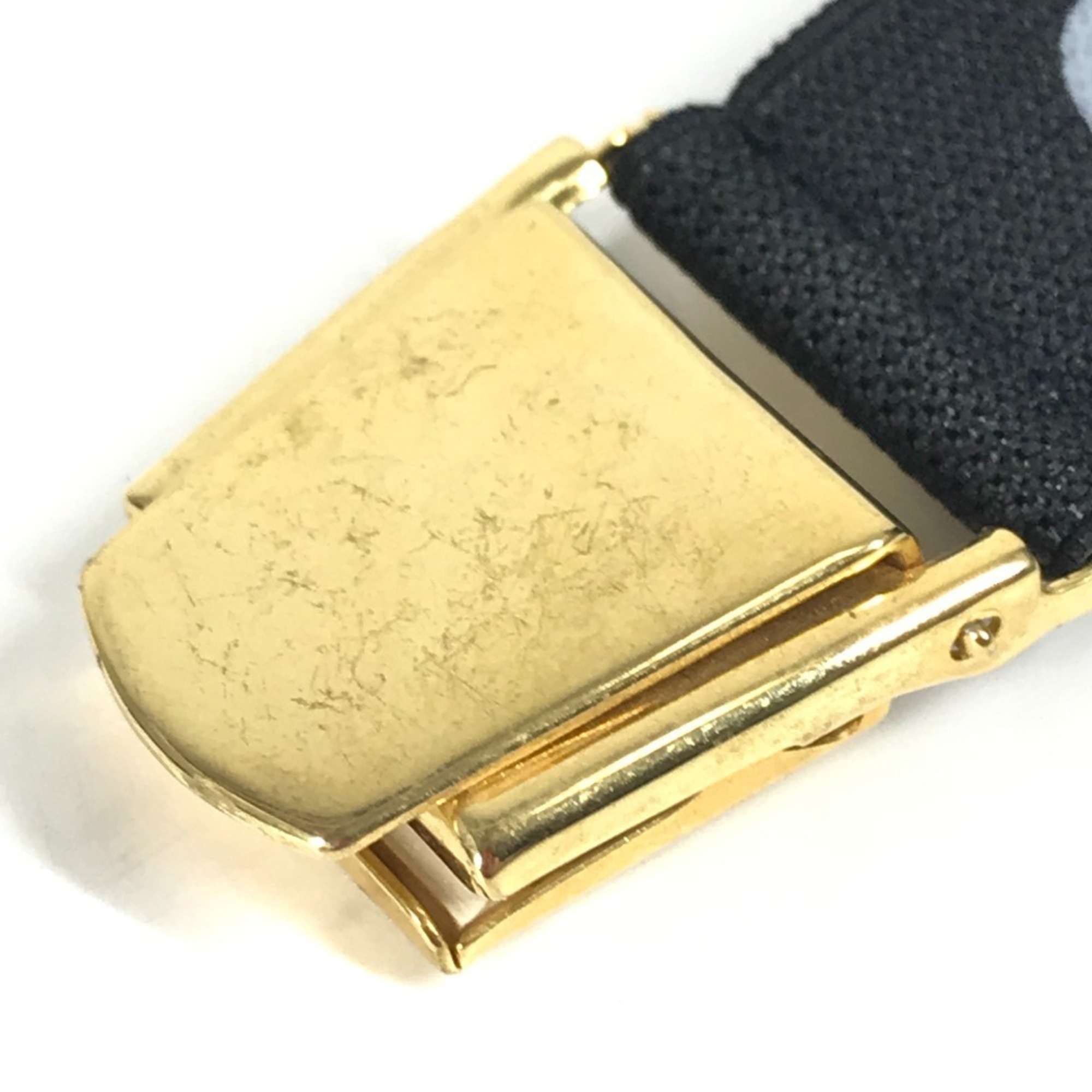 CHANEL Vintage Logo Armband (Single) - Sleeve Fastener, Belt, Elastic, Women's, Black