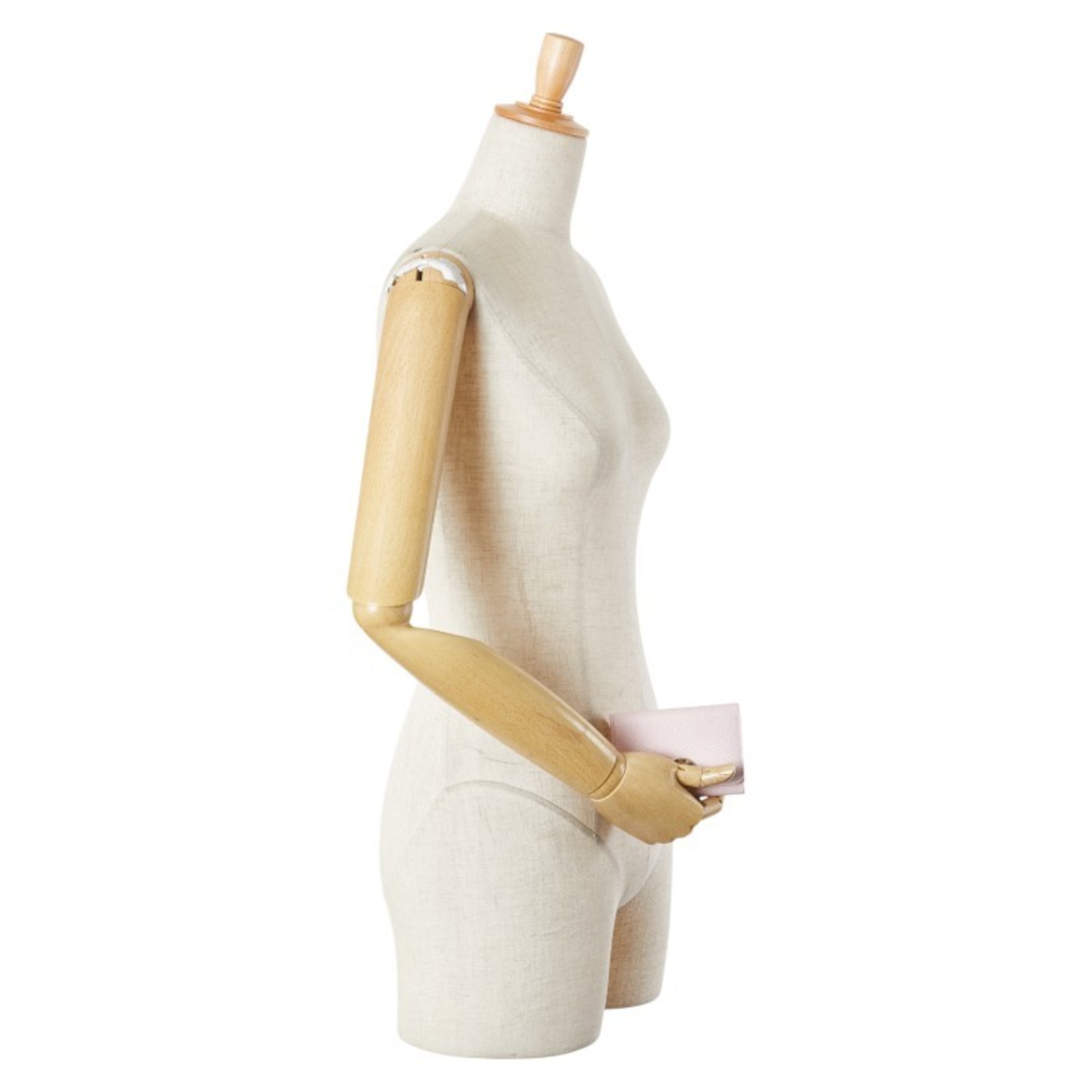 BVLGARI Card Case, Pink Leather, Women's