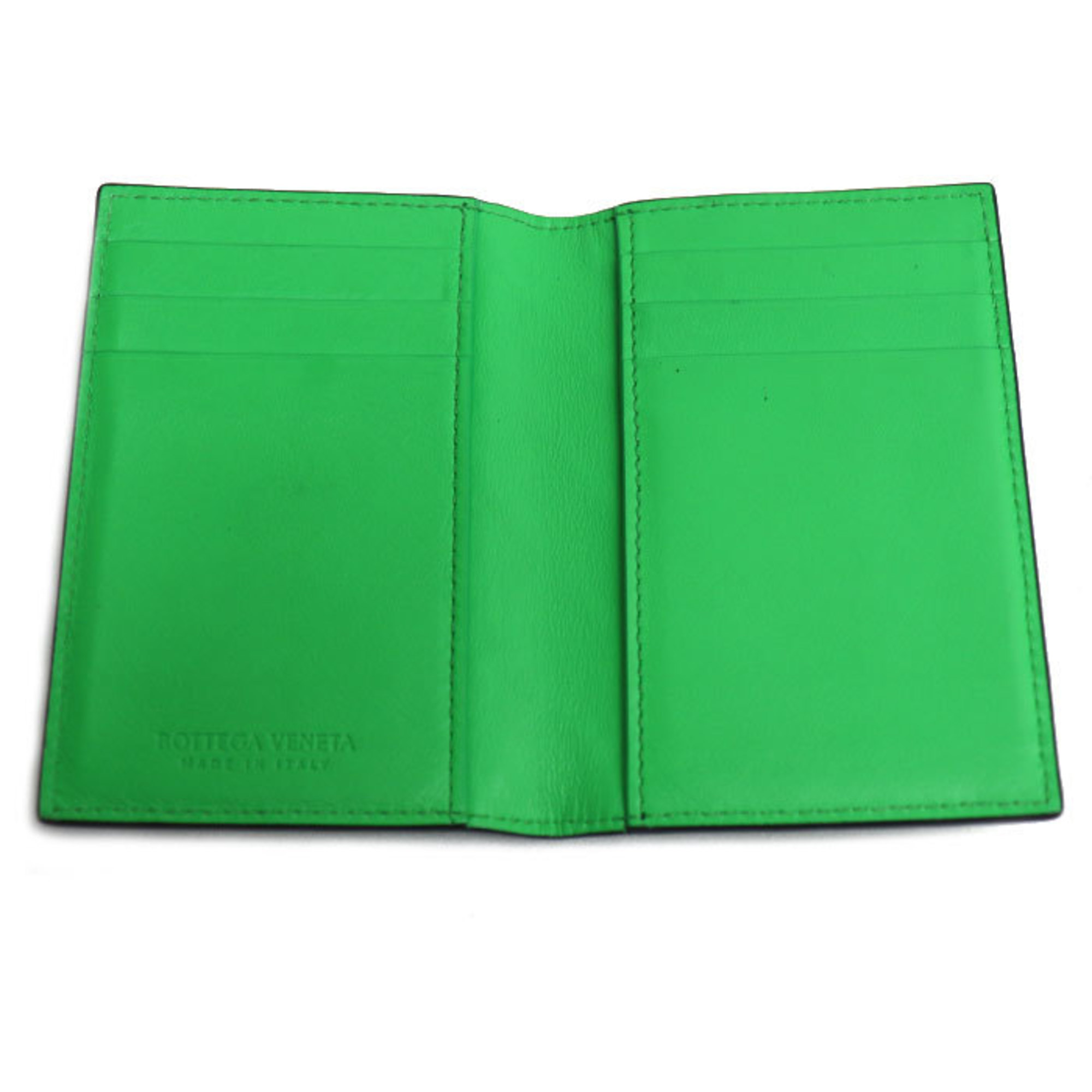 BOTTEGA VENETA Intrecciato Card Case, Black, 749417VCPQ 61027, Men's