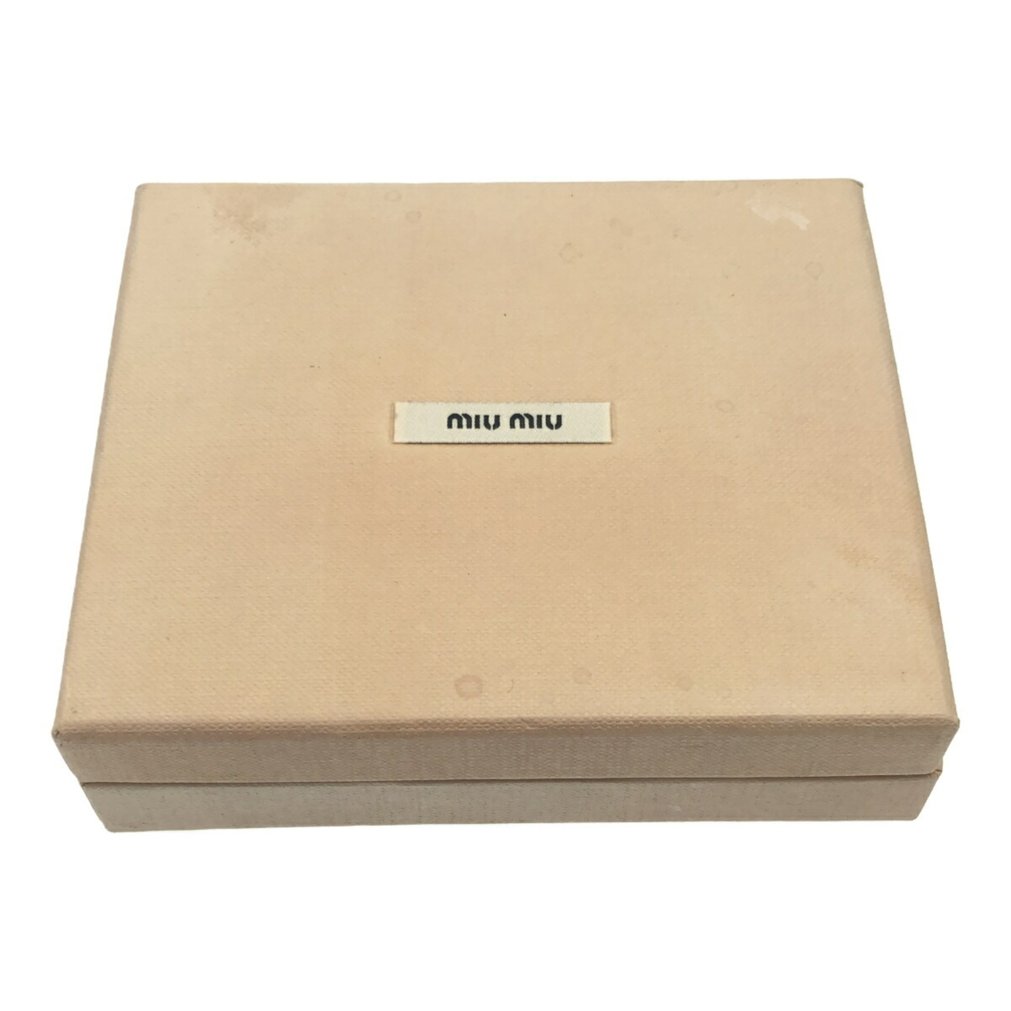 Miu Matelasse card case, MATELASSE'LUX, 5MC208, 2E2W, F002, black, 3 slots, Mikunigaoka store, ITR2RZIZ4L06, RM0215T