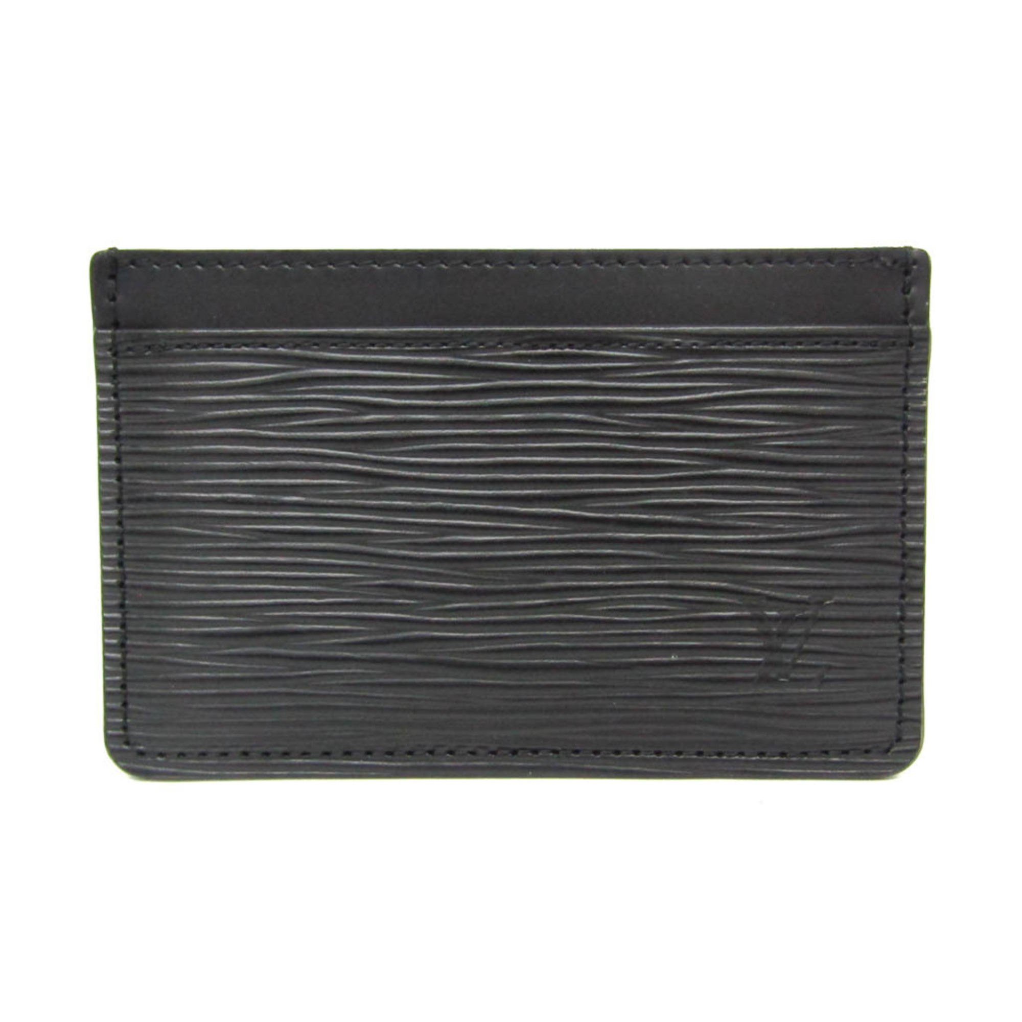 Louis Vuitton Epi Card Holder M63512 Epi Leather Card Case Noir
