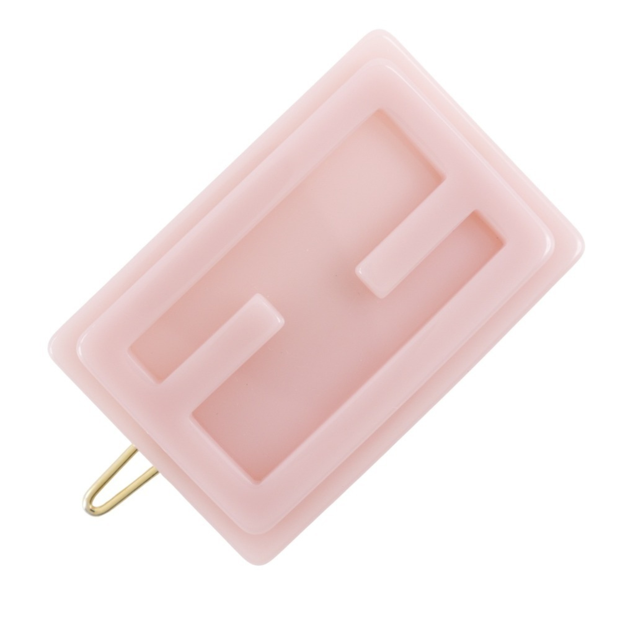 Fendi FENDI Kids FF Hair Clip JFP403 AMRG Plastic Pink Barrette Women's