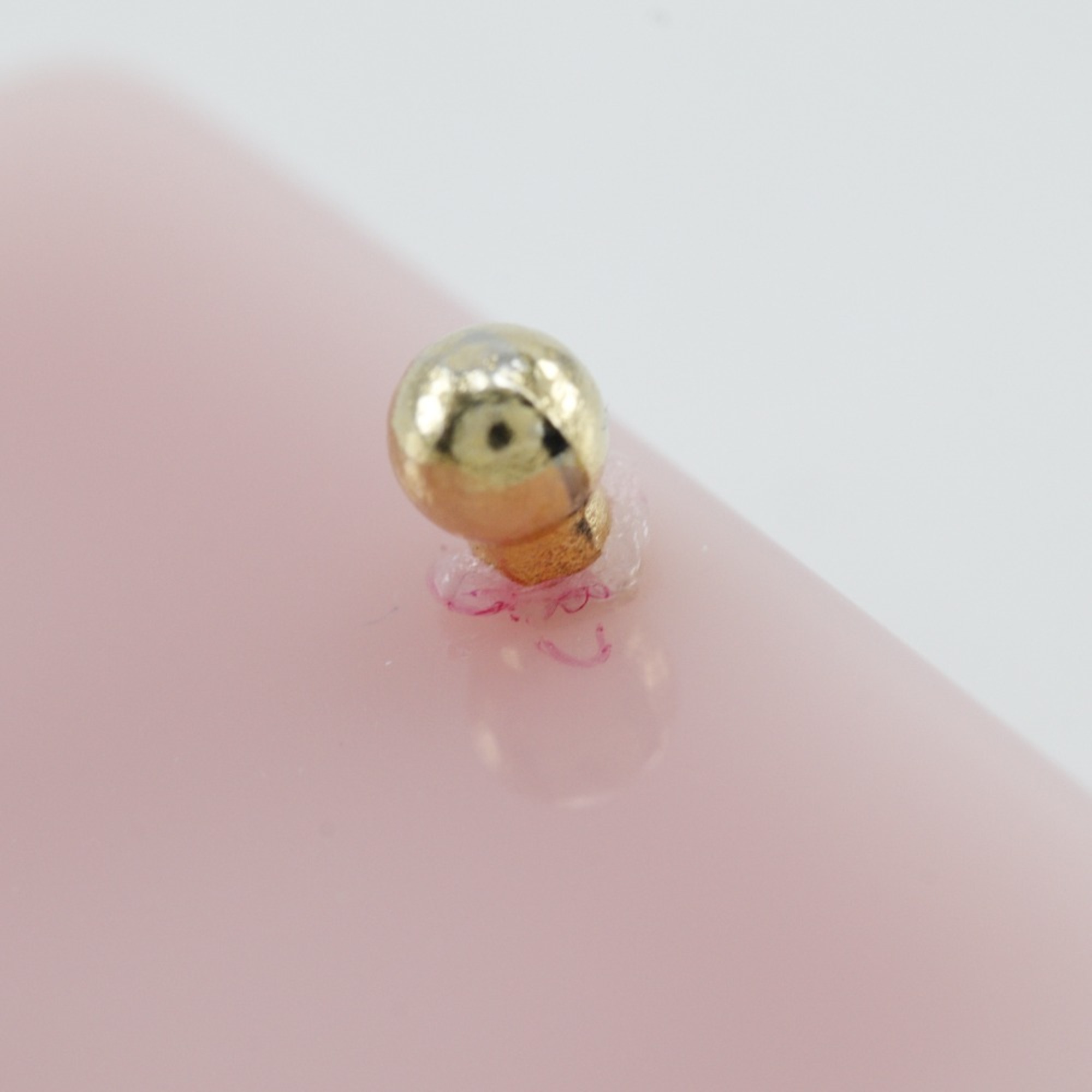 Fendi FENDI Kids FF Hair Clip JFP403 AMRG Plastic Pink Barrette Women's