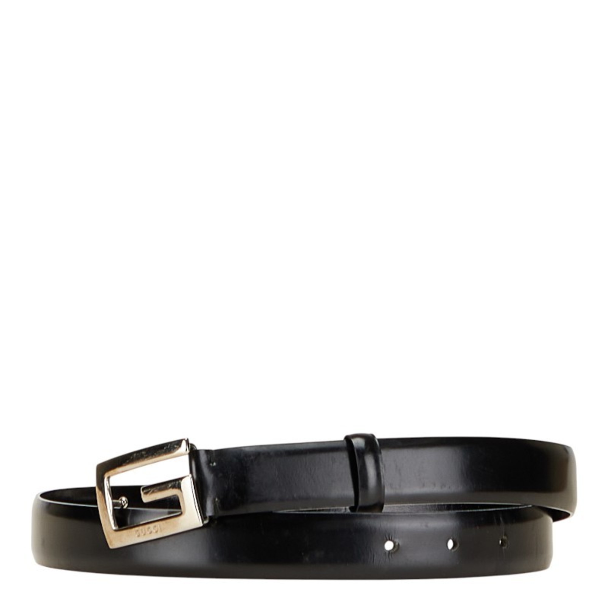 Gucci belt size: 75 30 036 1406 1004 black leather women's GUCCI
