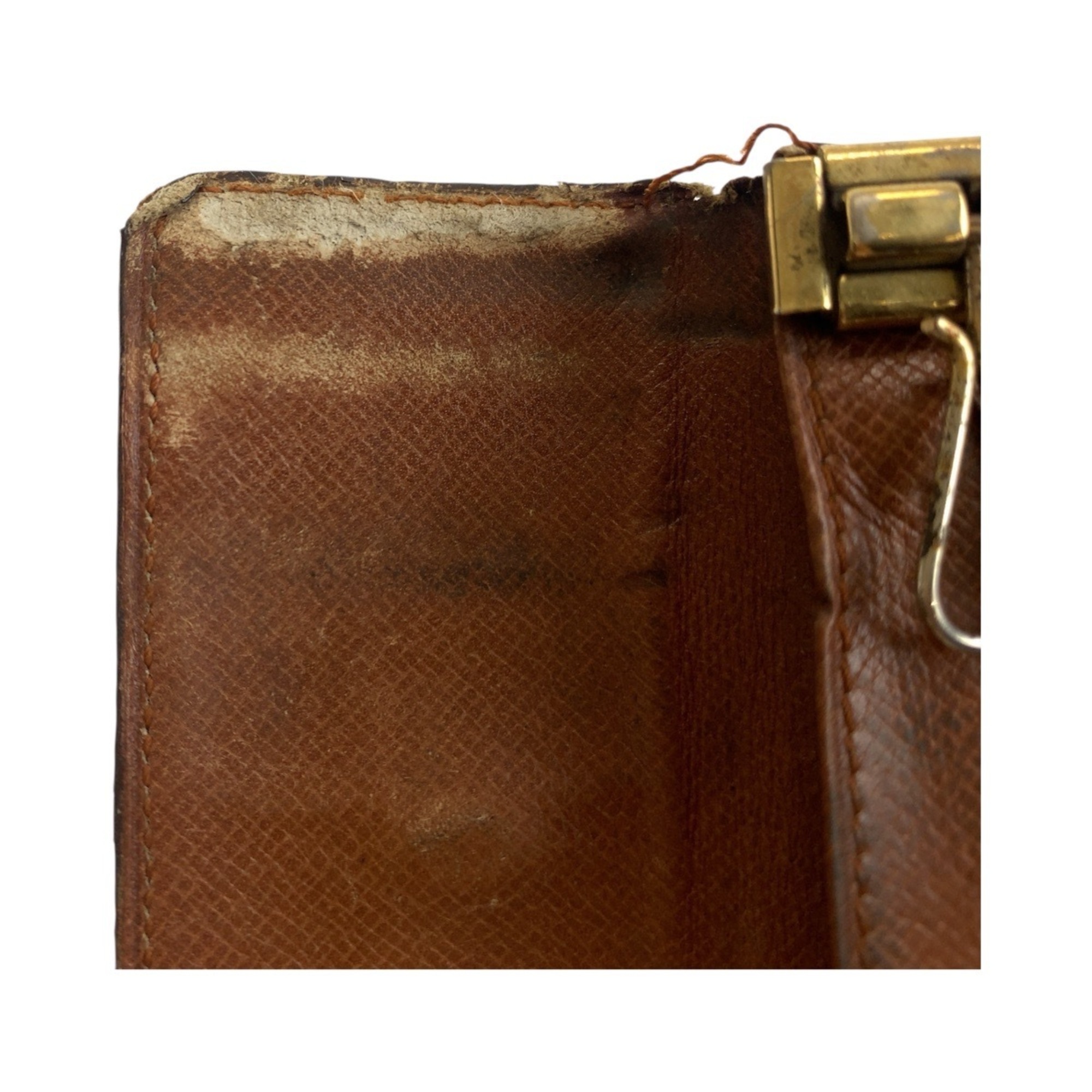 LOUIS VUITTON Louis Vuitton Monogram Multicle 6 Key Case, Brown with Gold Hardware, M62630, 6-Ring Ring, Unisex, Women's