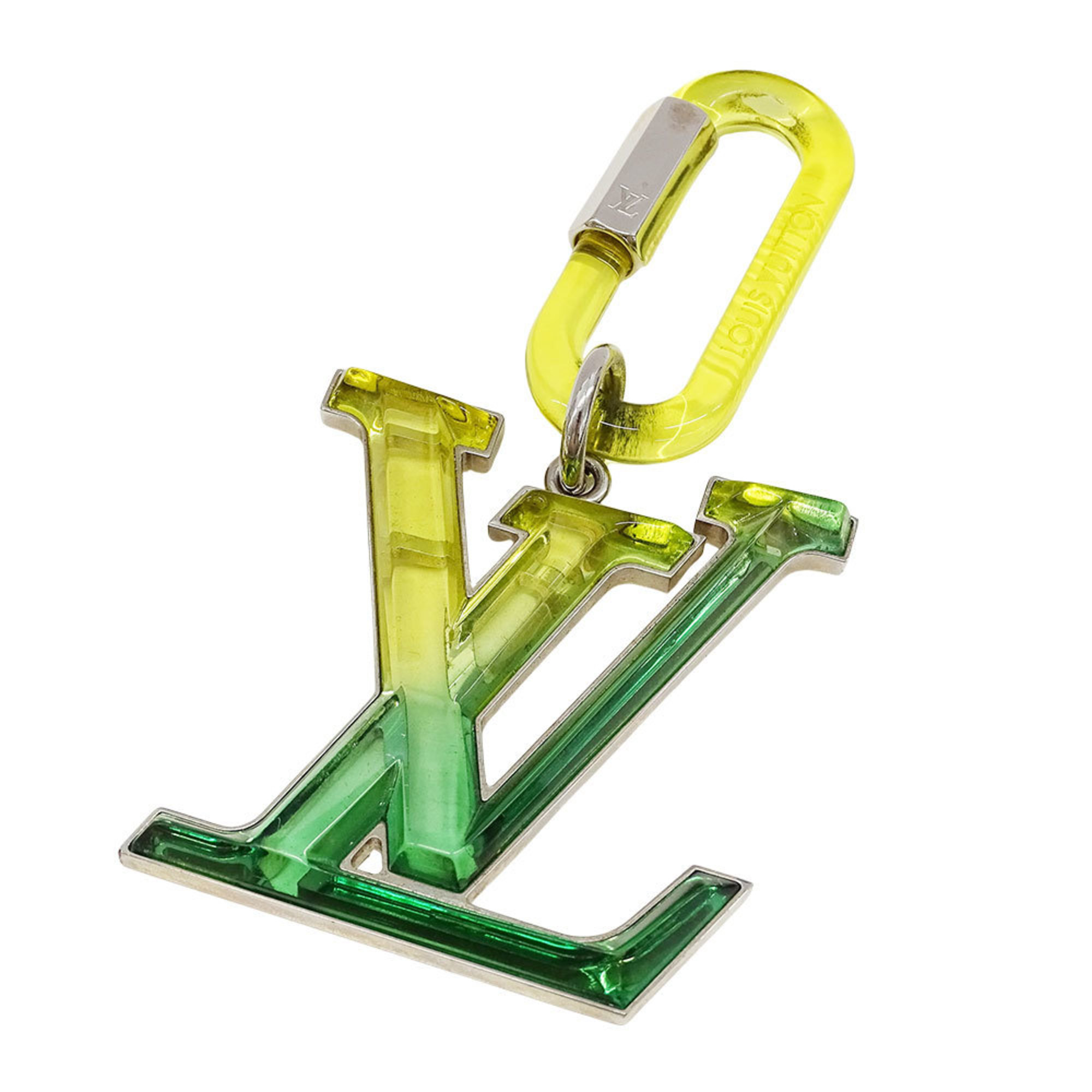 Louis Vuitton LOUIS VUITTON Keychain Women’s Men’s Brand Bijoux Sac LV Prism Yellow Green MP2366 Bag Charm Gradient