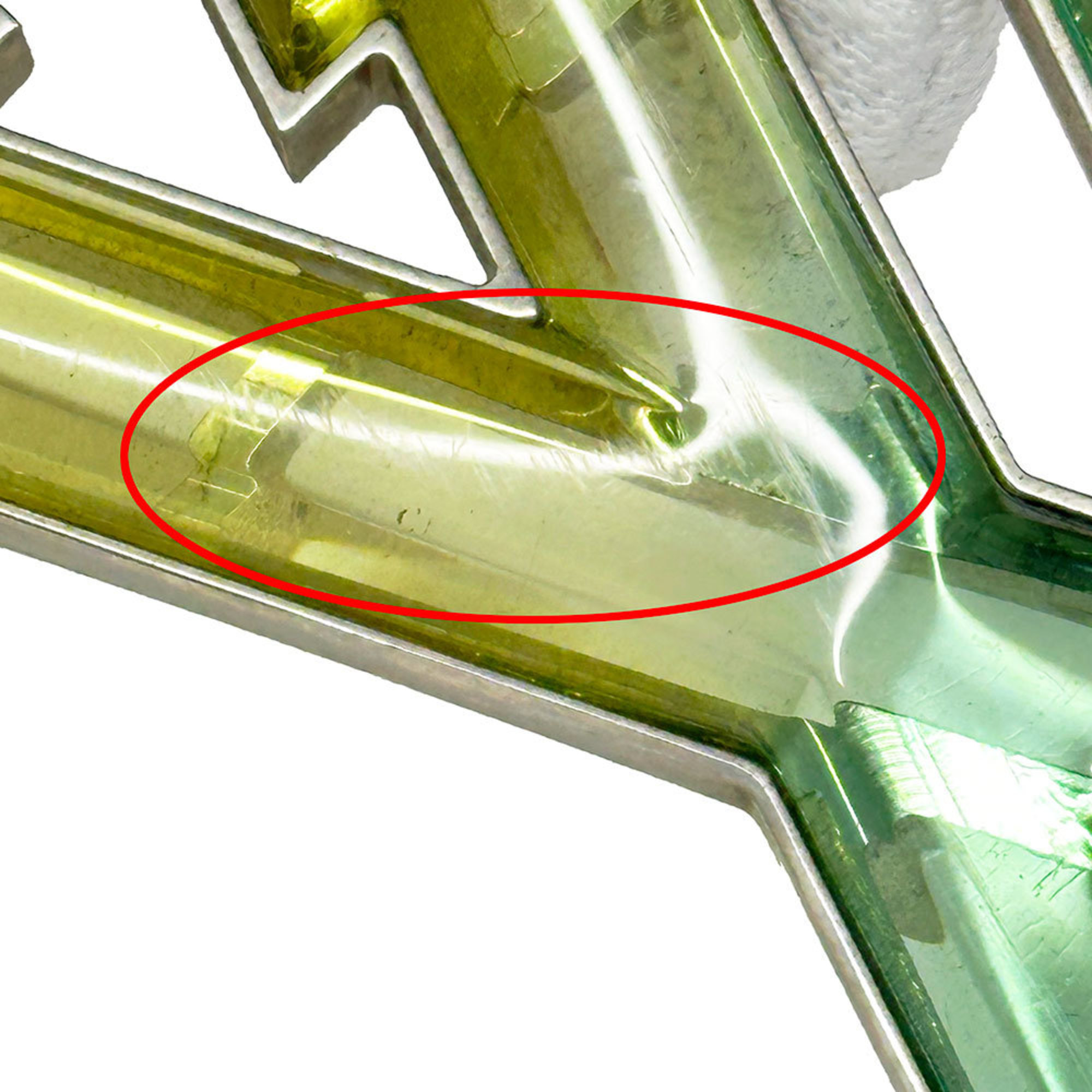 Louis Vuitton LOUIS VUITTON Keychain Women's Men's Brand Bijoux Sac LV Prism Yellow Green MP2366 Bag Charm Gradient