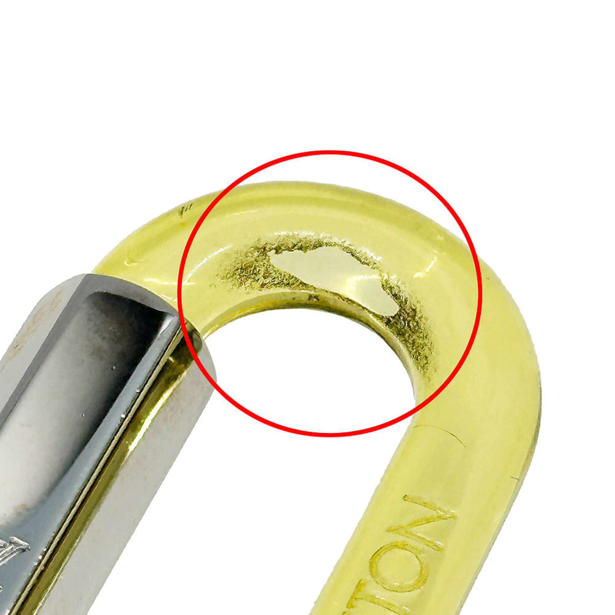 Louis Vuitton LOUIS VUITTON Keychain Women's Men's Brand Bijoux Sac LV Prism Yellow Green MP2366 Bag Charm Gradient