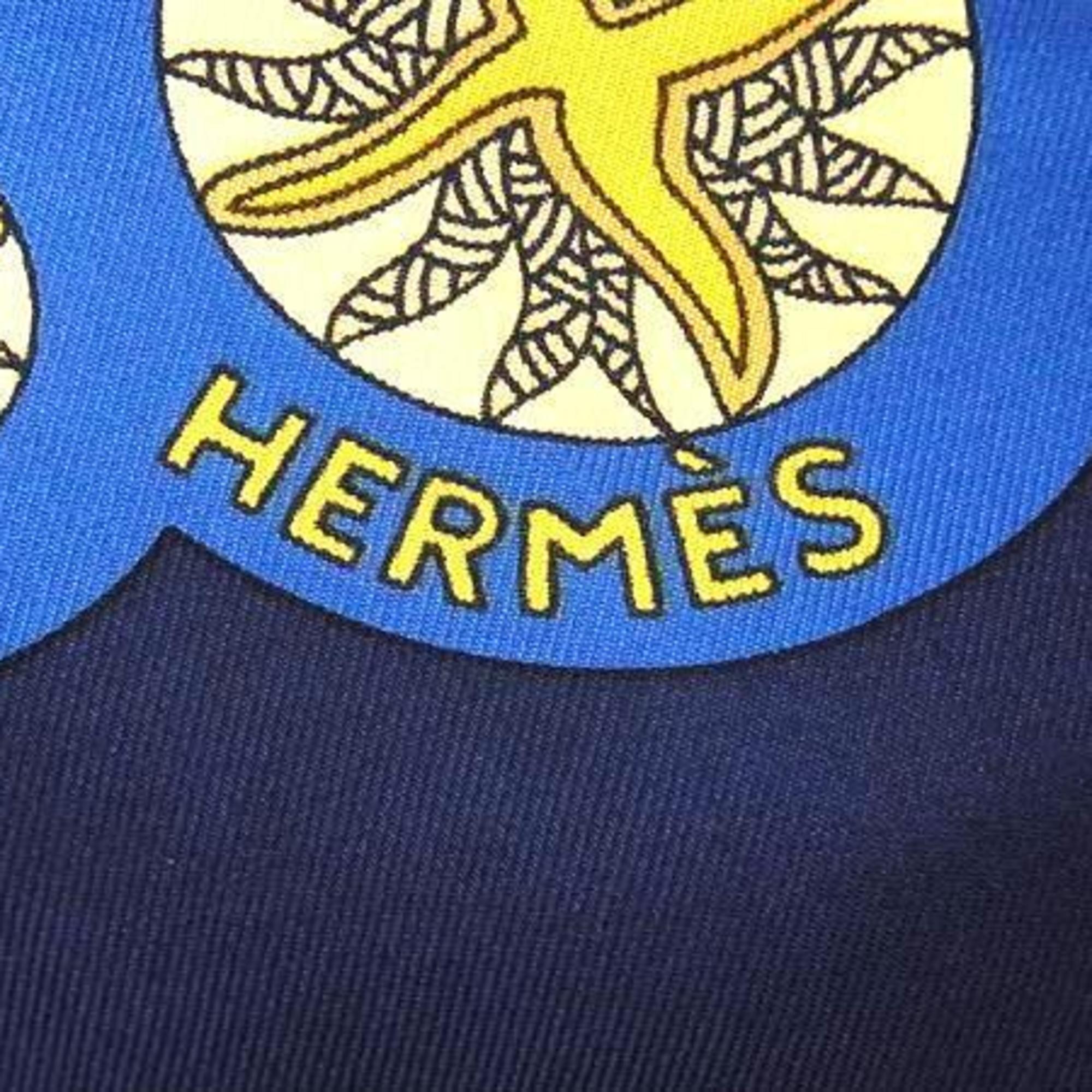 HERMES Le Roy Soleil Sun King scarf, multicolored silk, Carré 90, for women