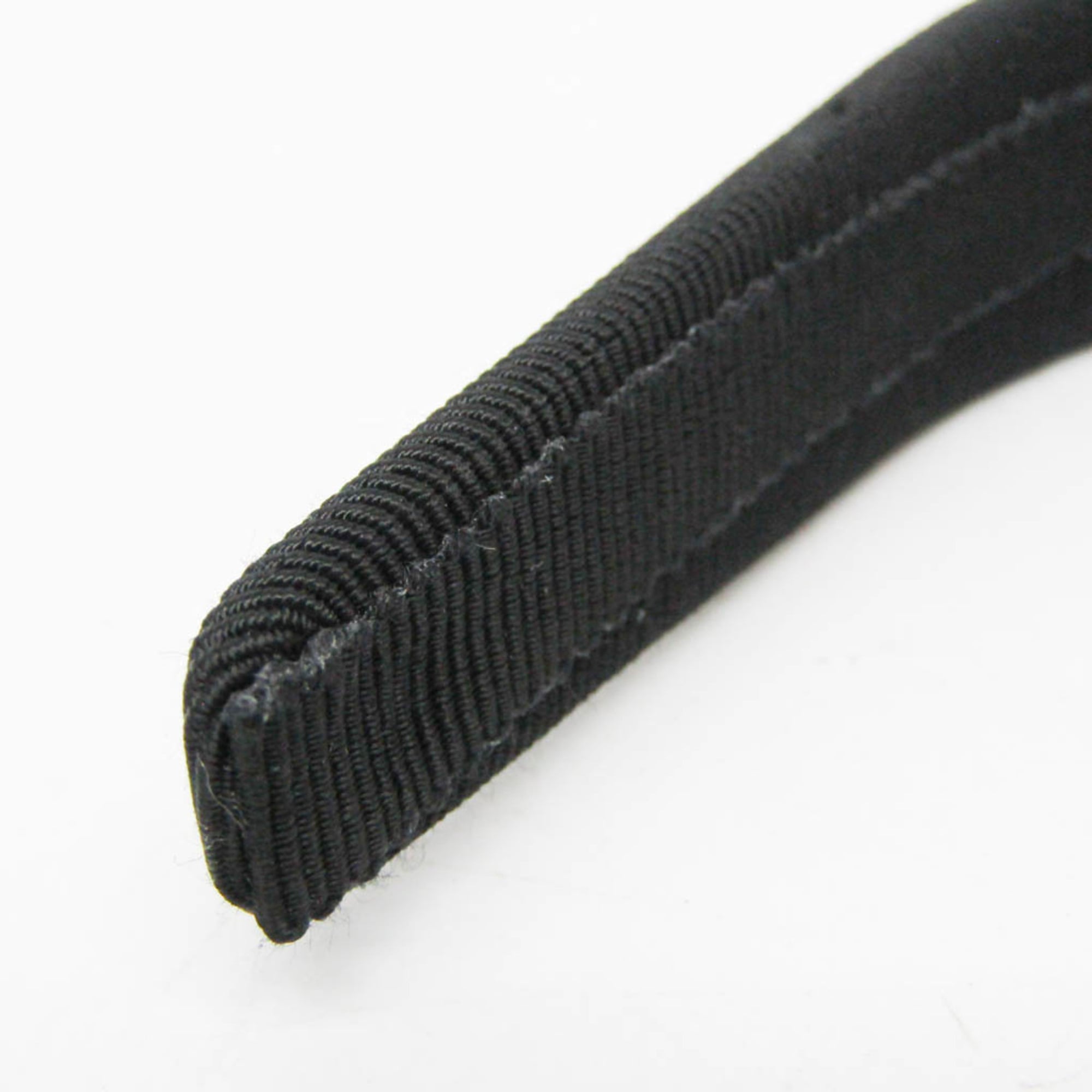 Salvatore Ferragamo Vara Cotton,Metal,Rhinestone Women's Alice Band Black,Clear