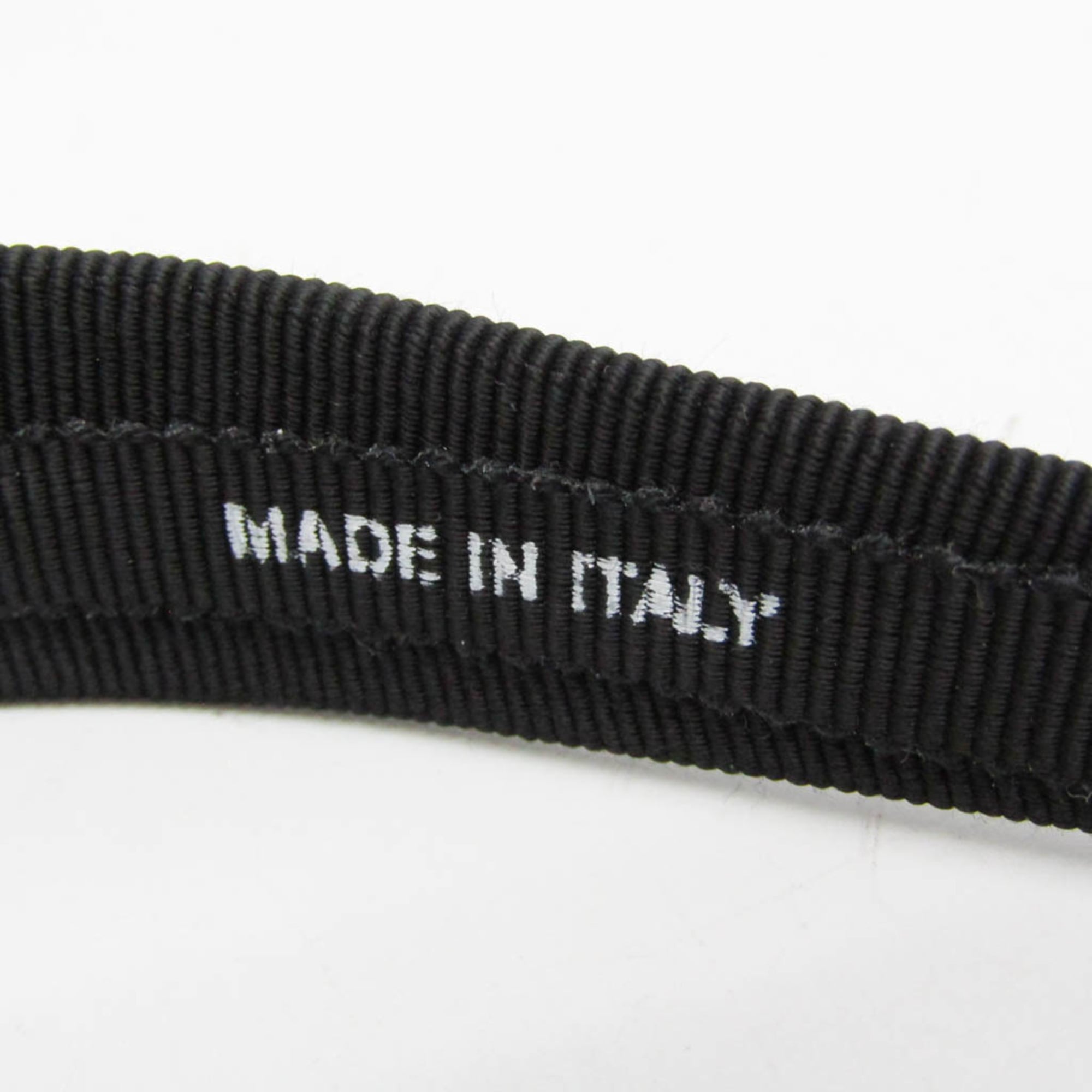 Salvatore Ferragamo Vara Cotton,Metal,Rhinestone Women's Alice Band Black,Clear