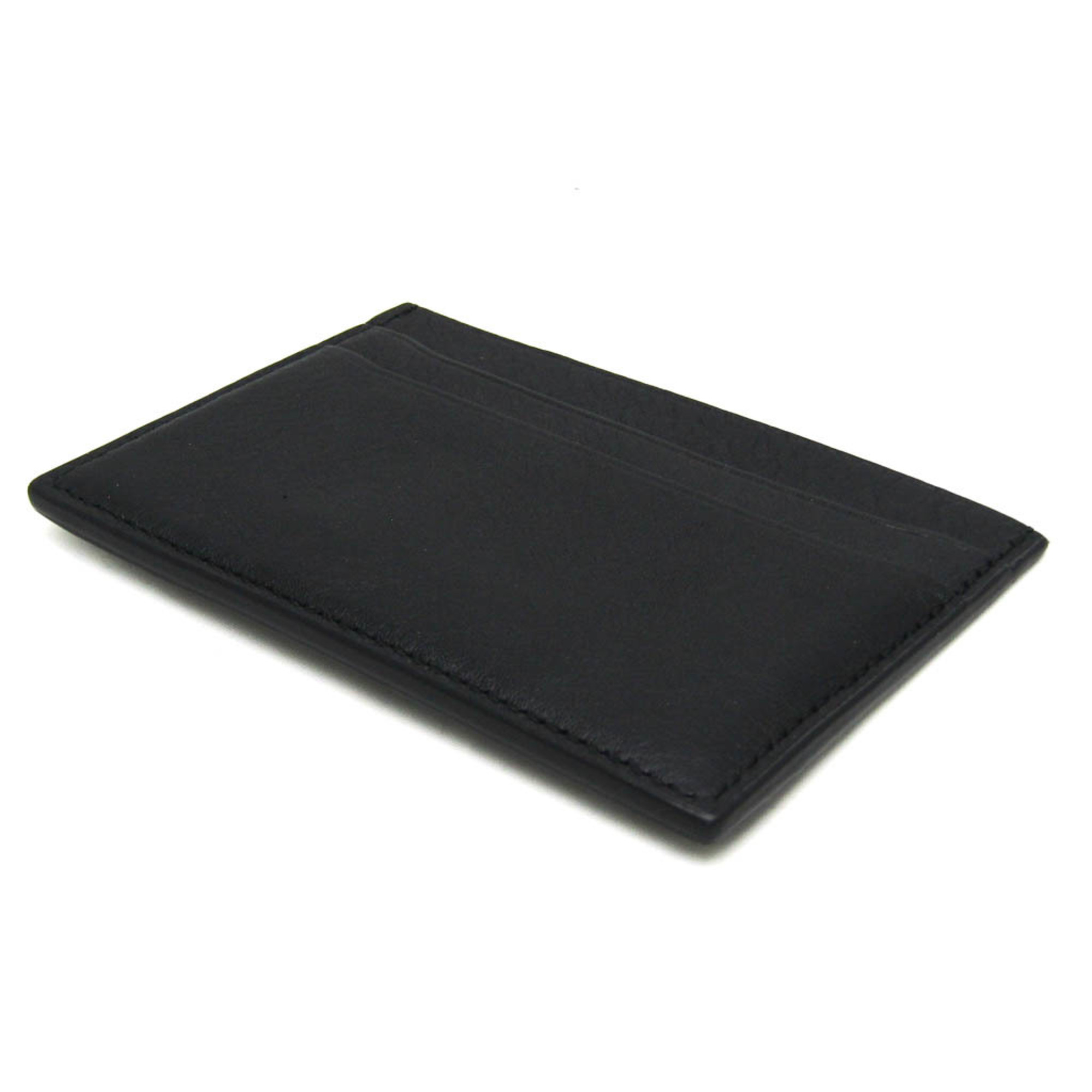 Bvlgari 33404 Leather Card Case Black