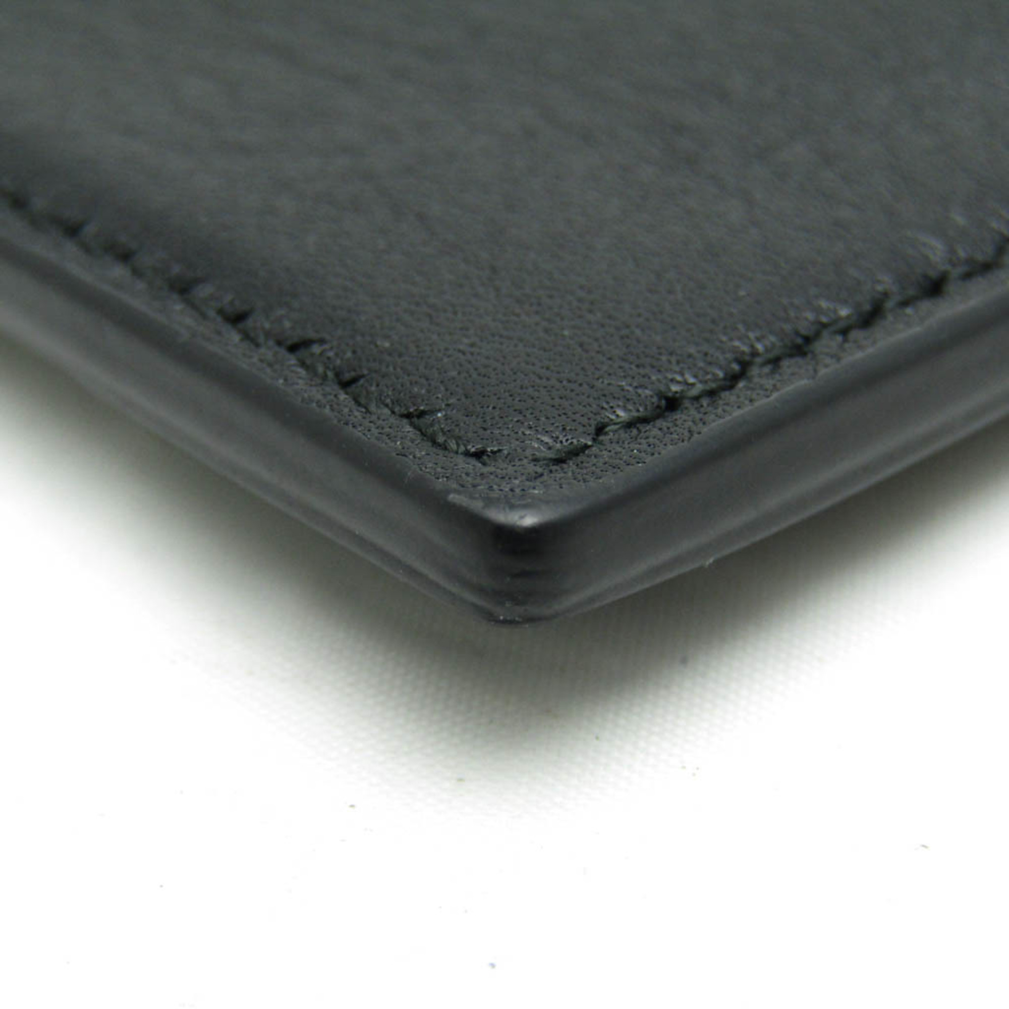 Bvlgari 33404 Leather Card Case Black