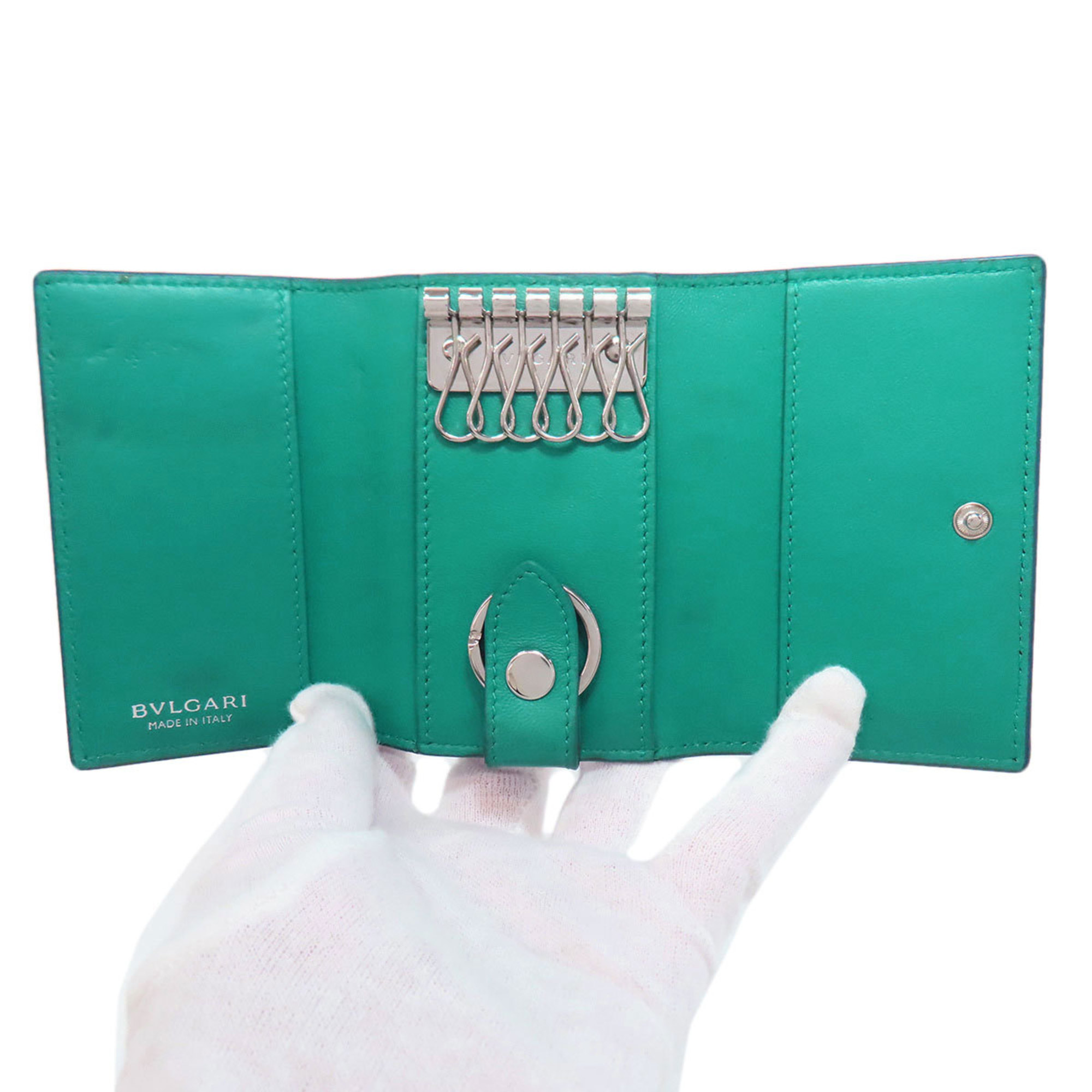 BVLGARI Leather Key Case for Women