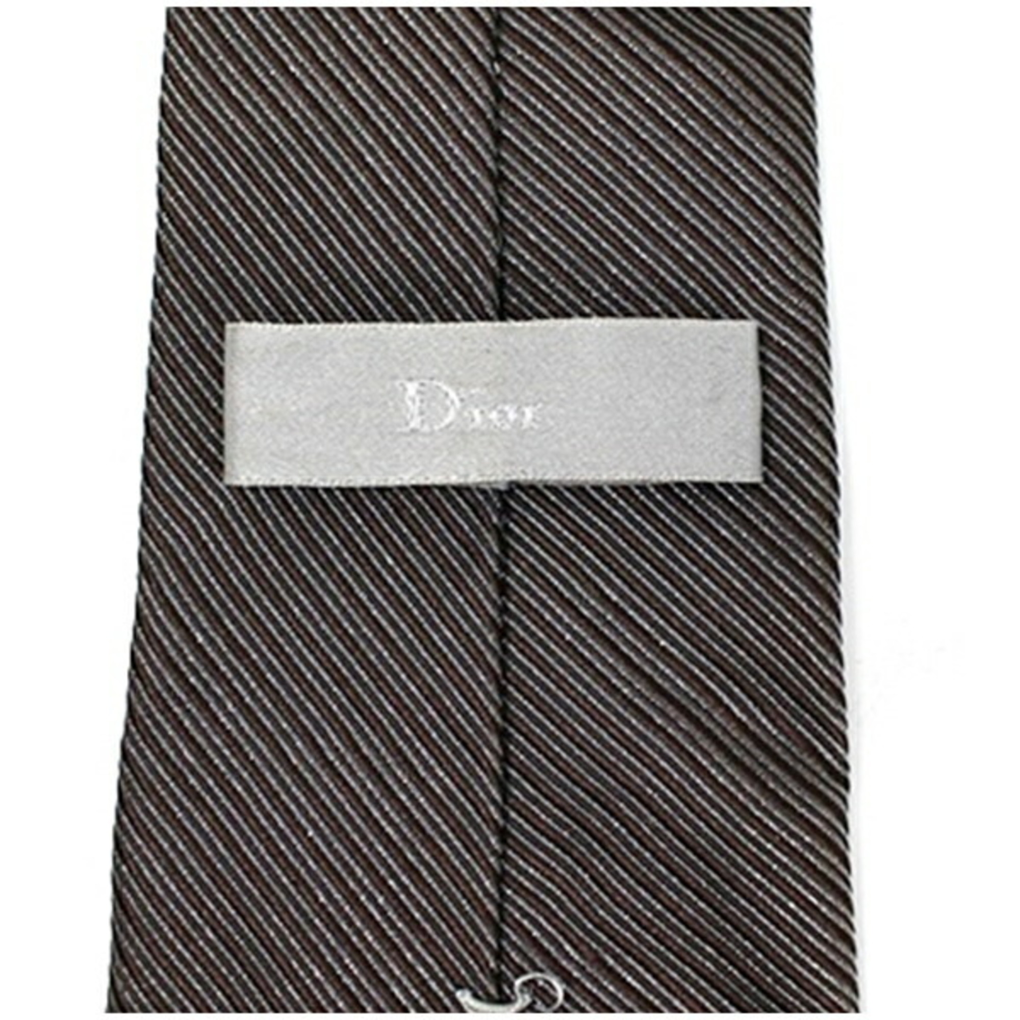 Christian Dior Silk Nylon Tie Striped Men's