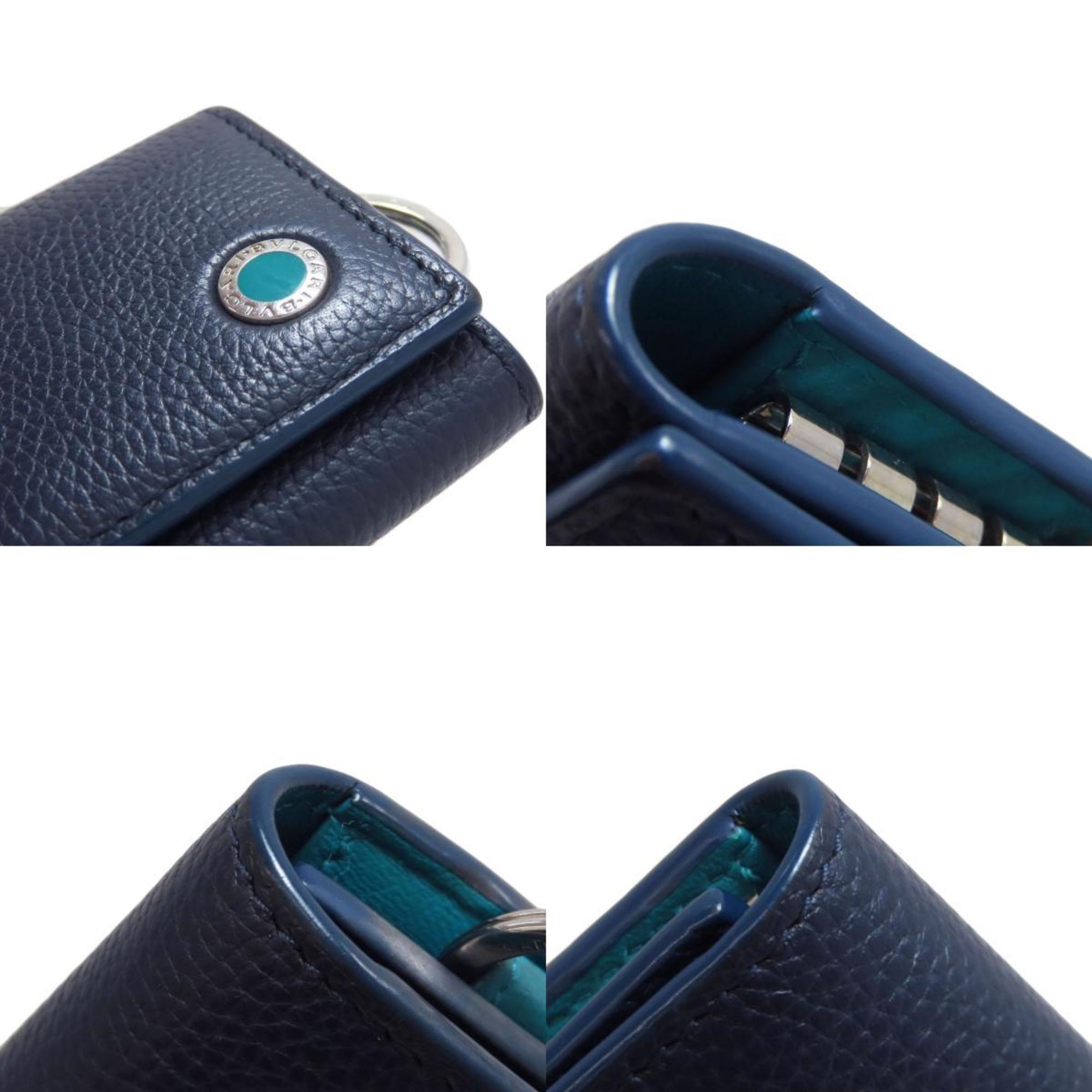 BVLGARI Leather Key Case for Women