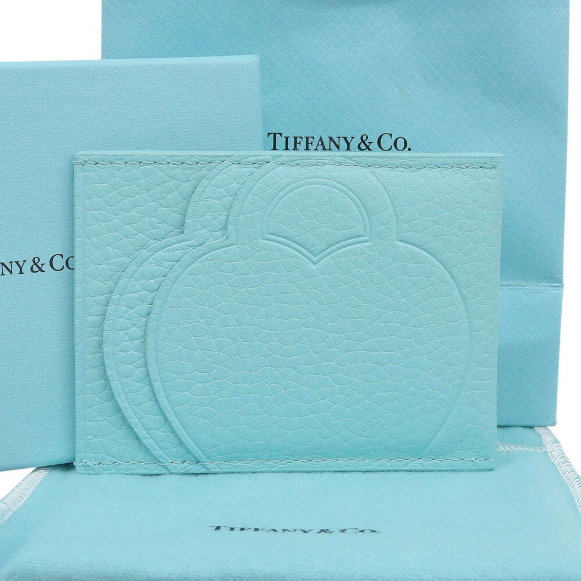 Tiffany & Co. Return to Card Case, Leather, Blue