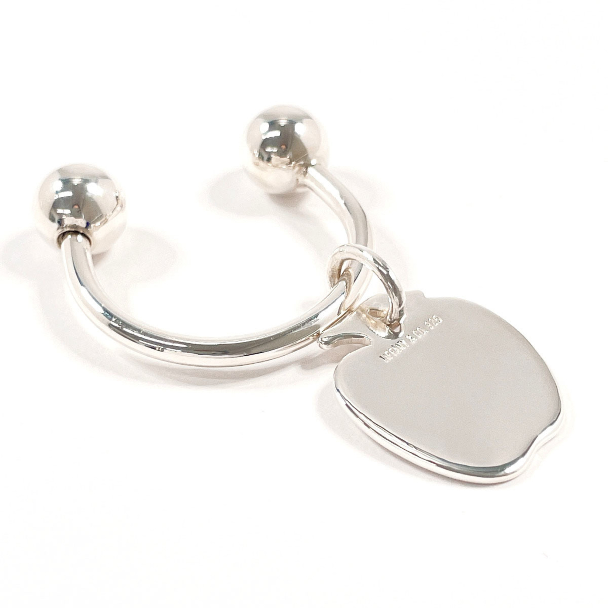 TIFFANY & Co. Tiffany Apple Key Ring Keychain, 925 Sterling Silver, Unisex