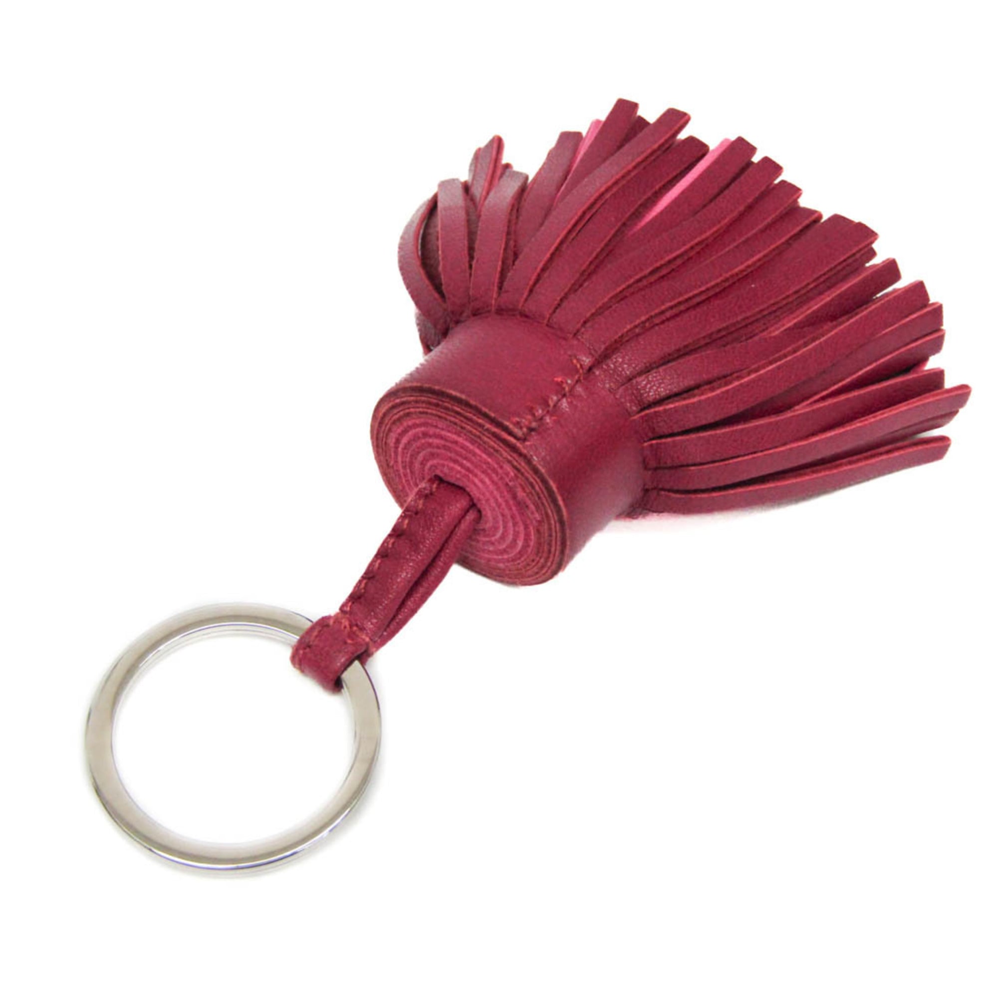 Hermes Carmen Keyring (Pink,Wine)