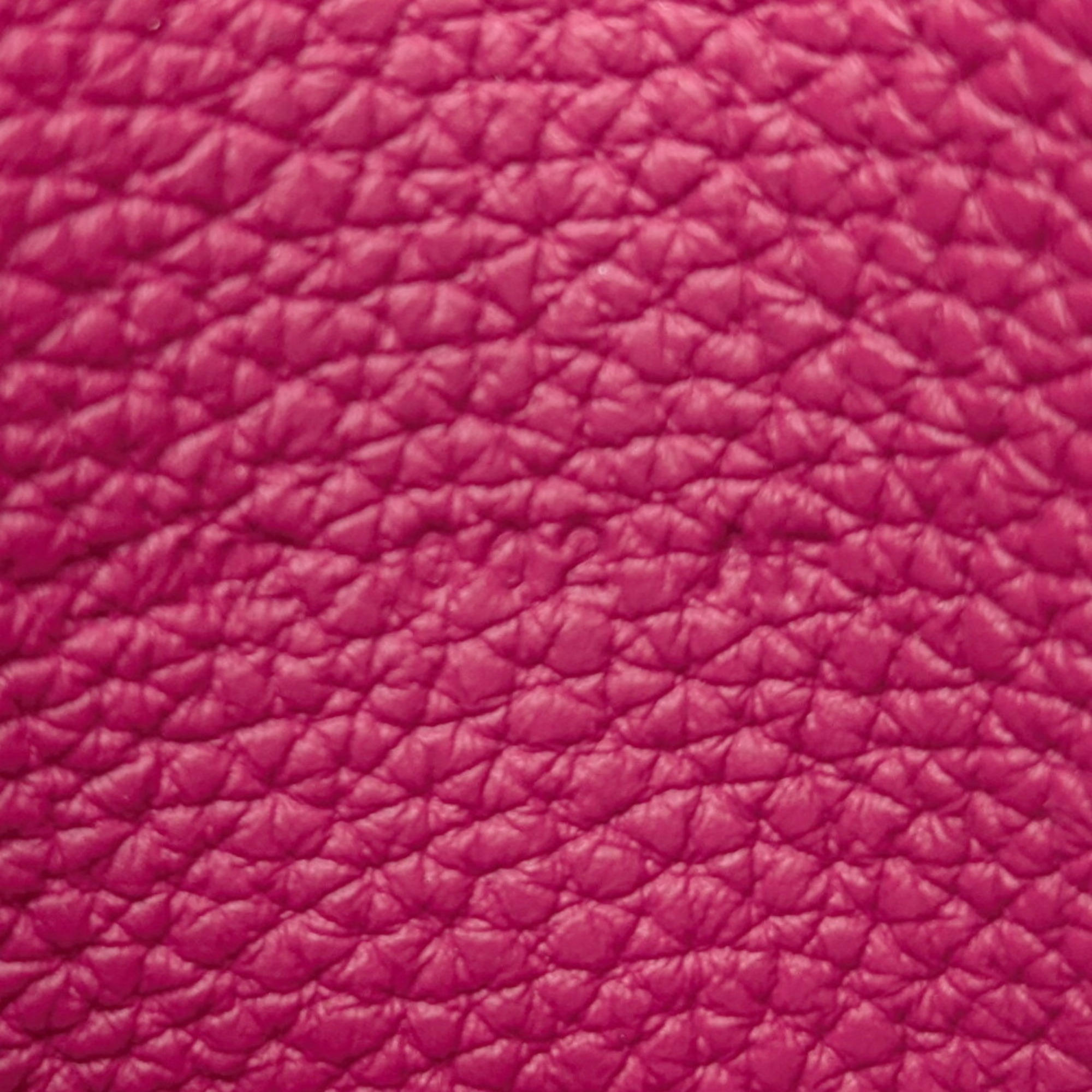 HERMES Dogon Business Card Case, Togo Raspberry, Z Stamp, 2021, Pink, for Men and Women