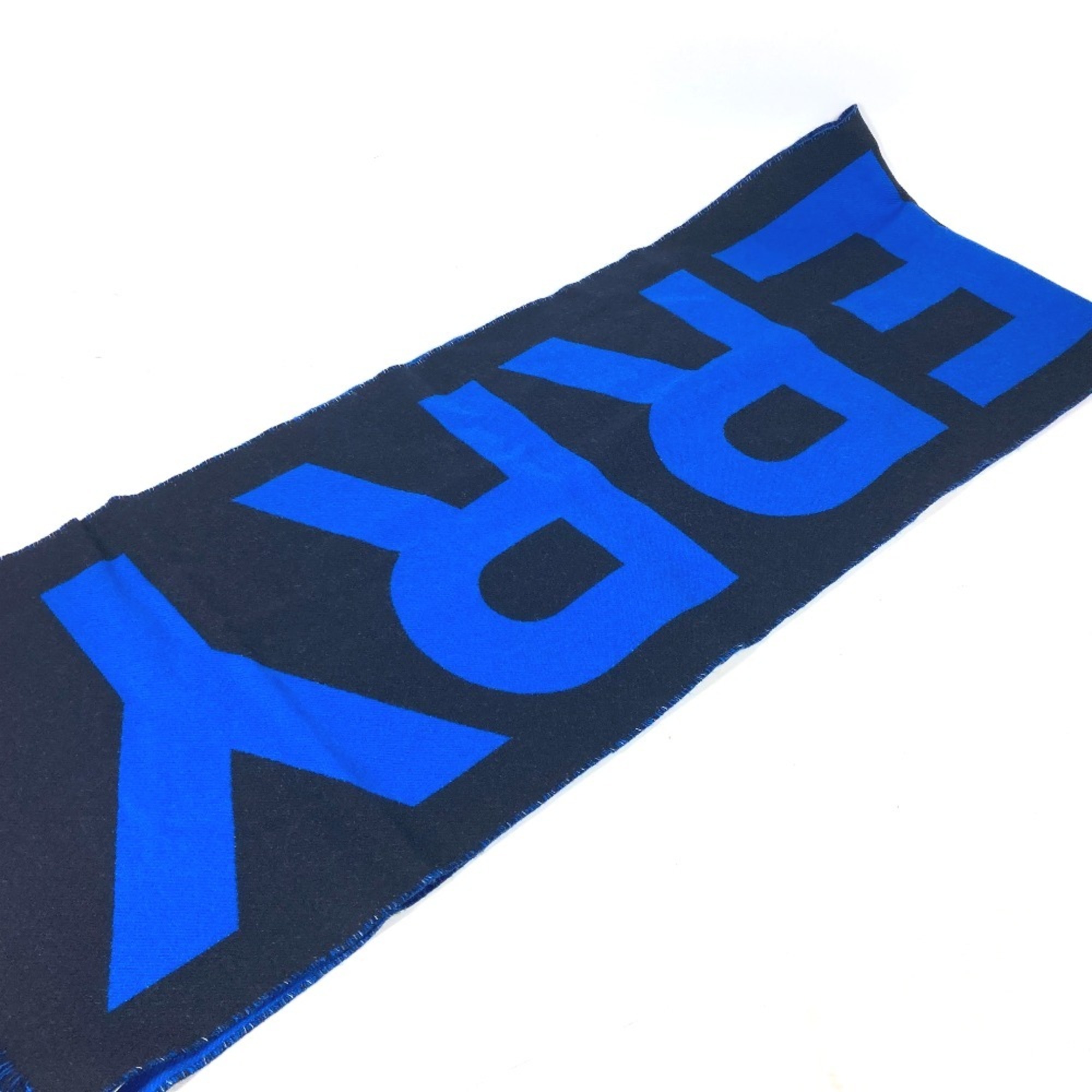 BURBERRY 8059892 Wool Scarf for Men and Women, Blue