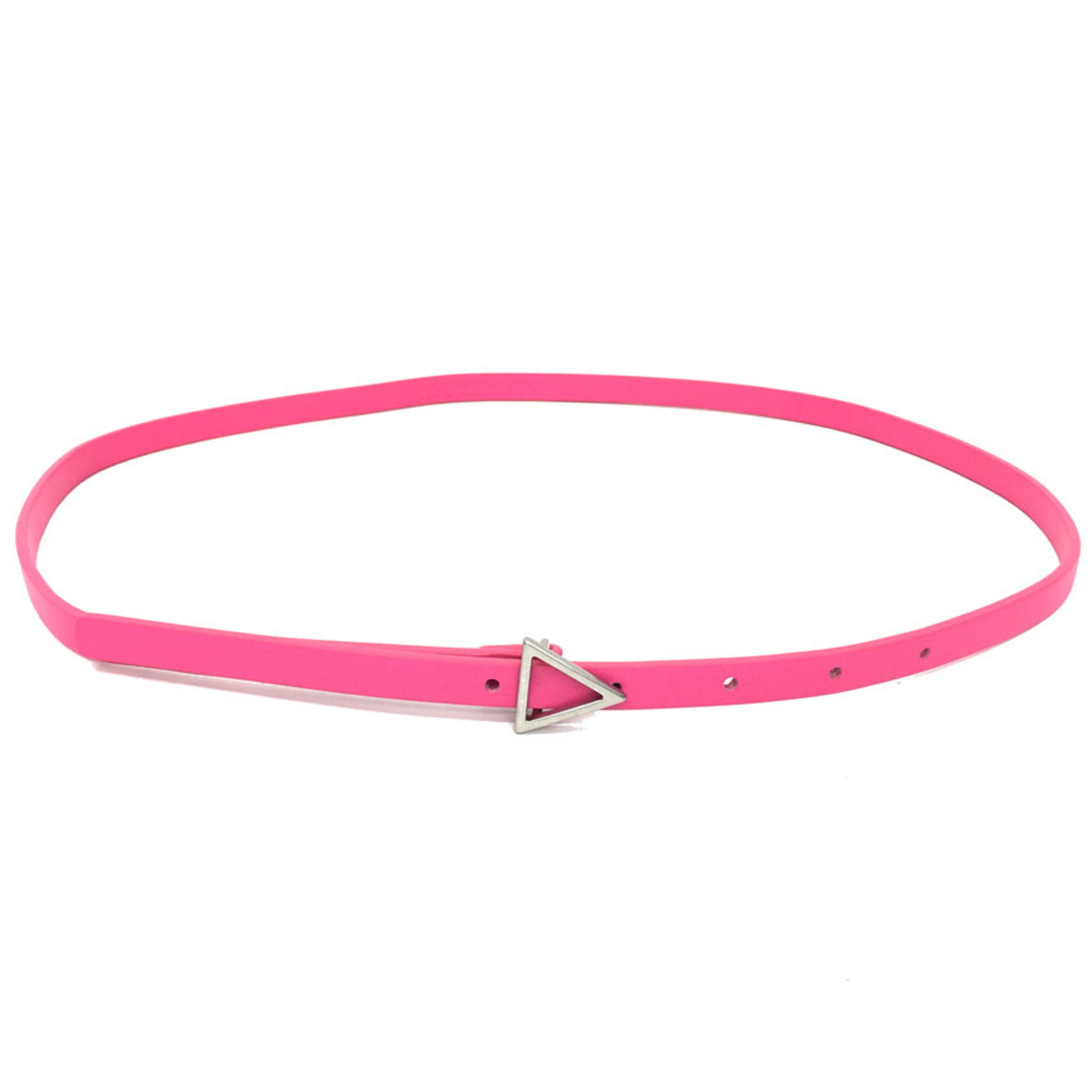BOTTEGA VENETA Belt Triangle 629763 Leather Pink 80/32inc Bottega aq9333