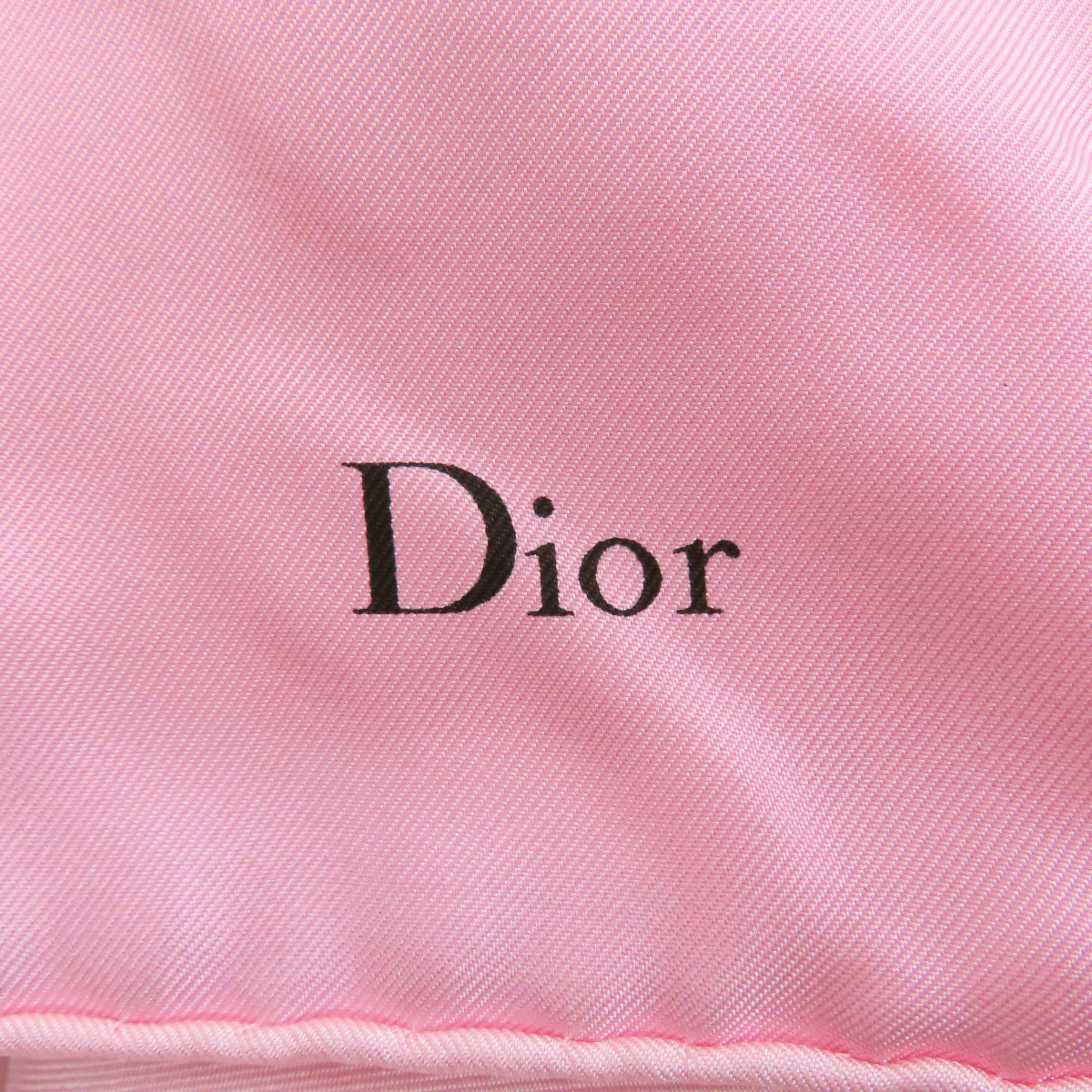 Christian Dior floral print silk scarf/muffler for women