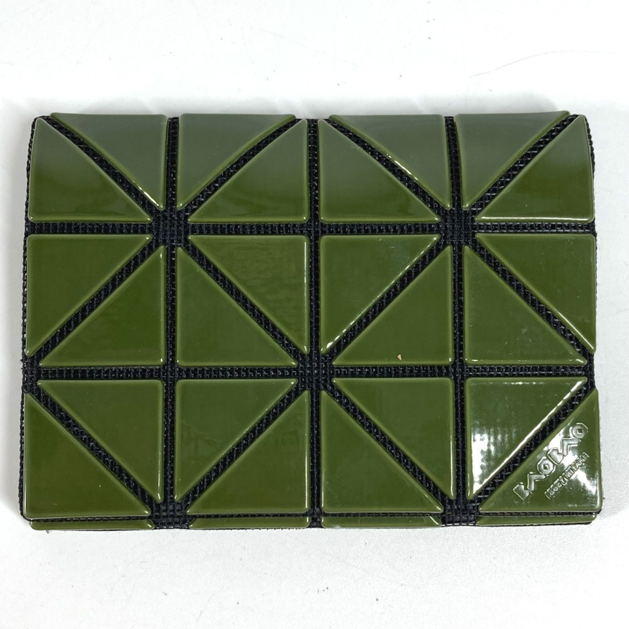 ISSEY MIYAKE BAOBAO BB71-AG711-65 Business Card Holder/Card Case, Pass Men’s/Women’s, Khaki